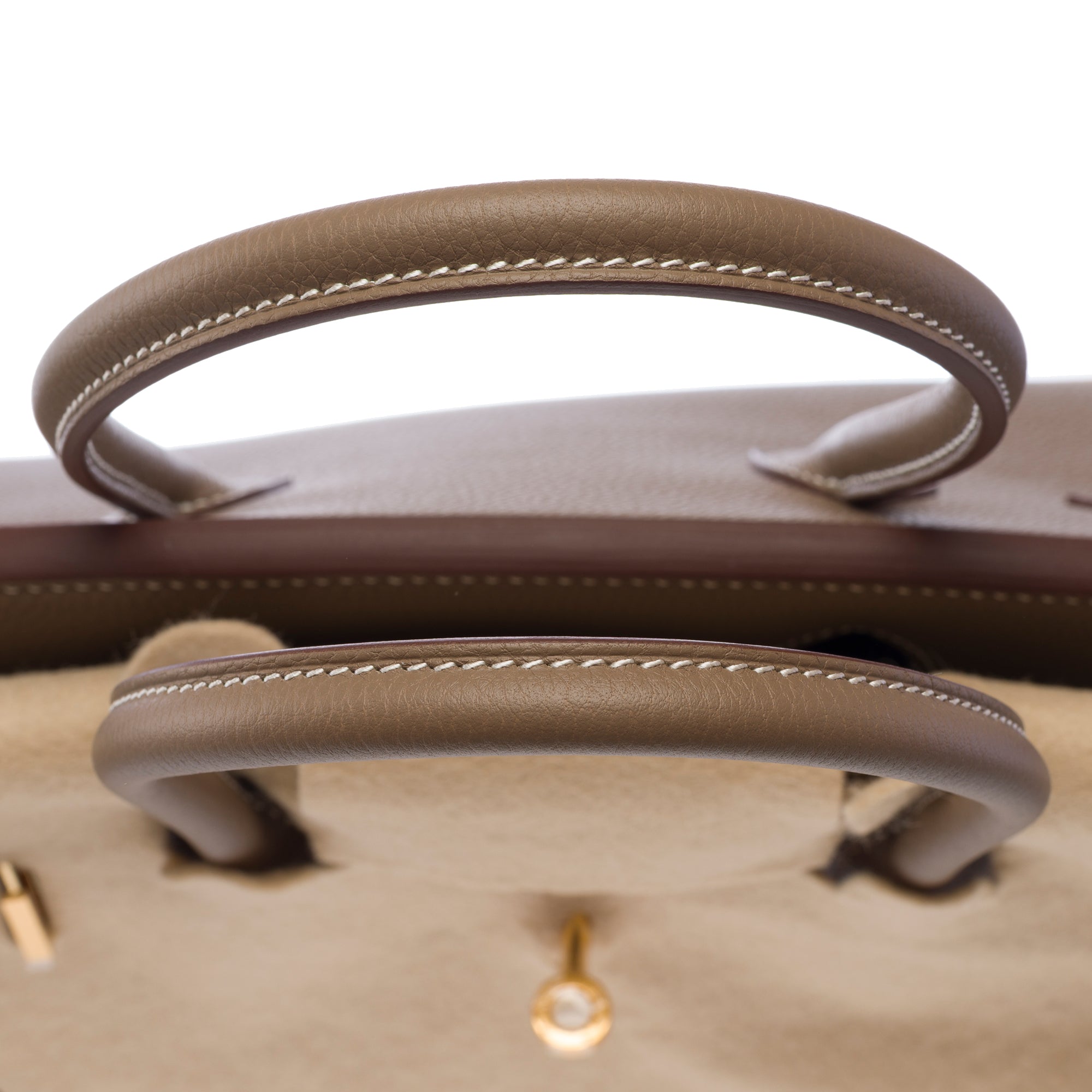 Sac HERMES Birkin 30 en Cuir Étoupe - 103716