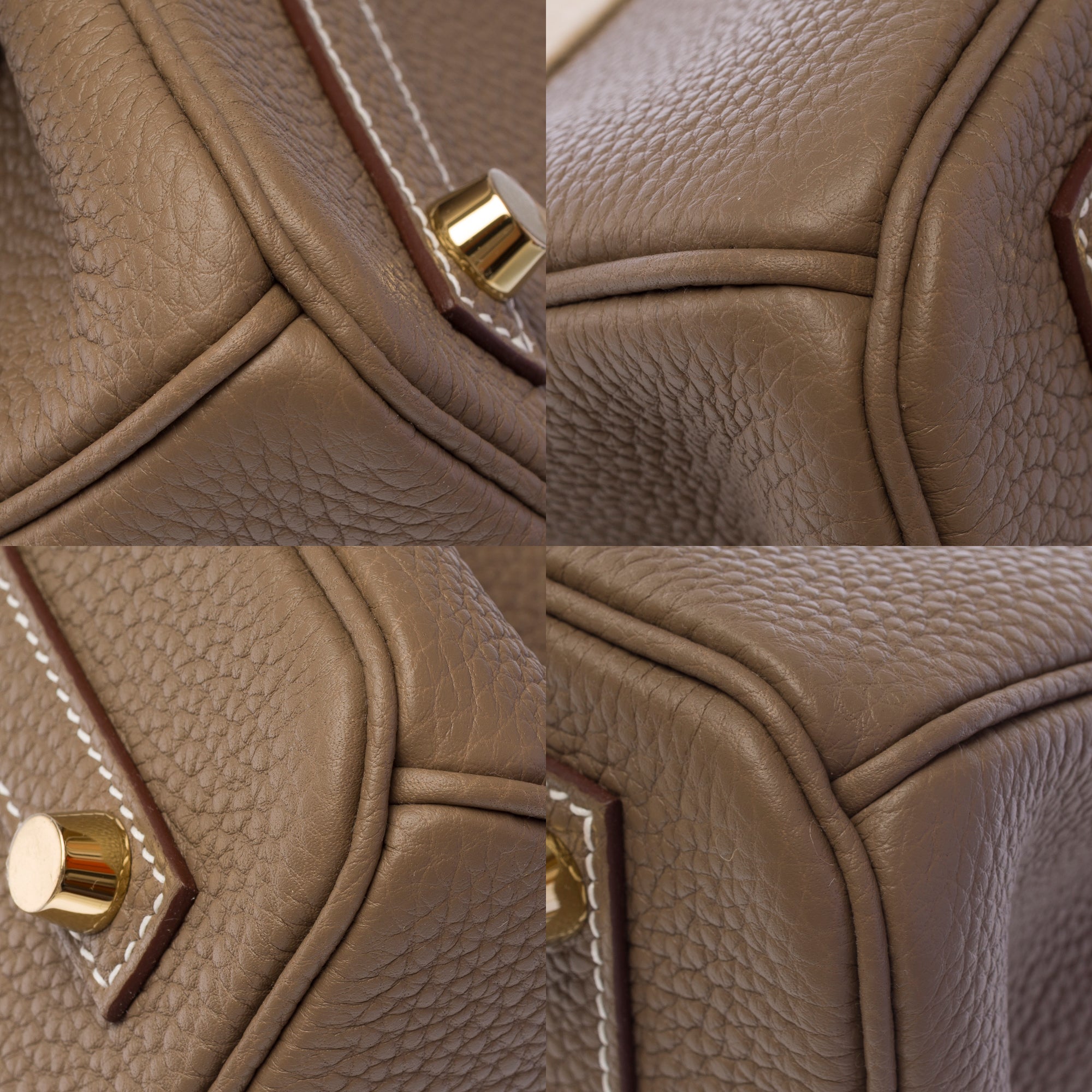 Sac HERMES Birkin 30 en Cuir Étoupe - 103716