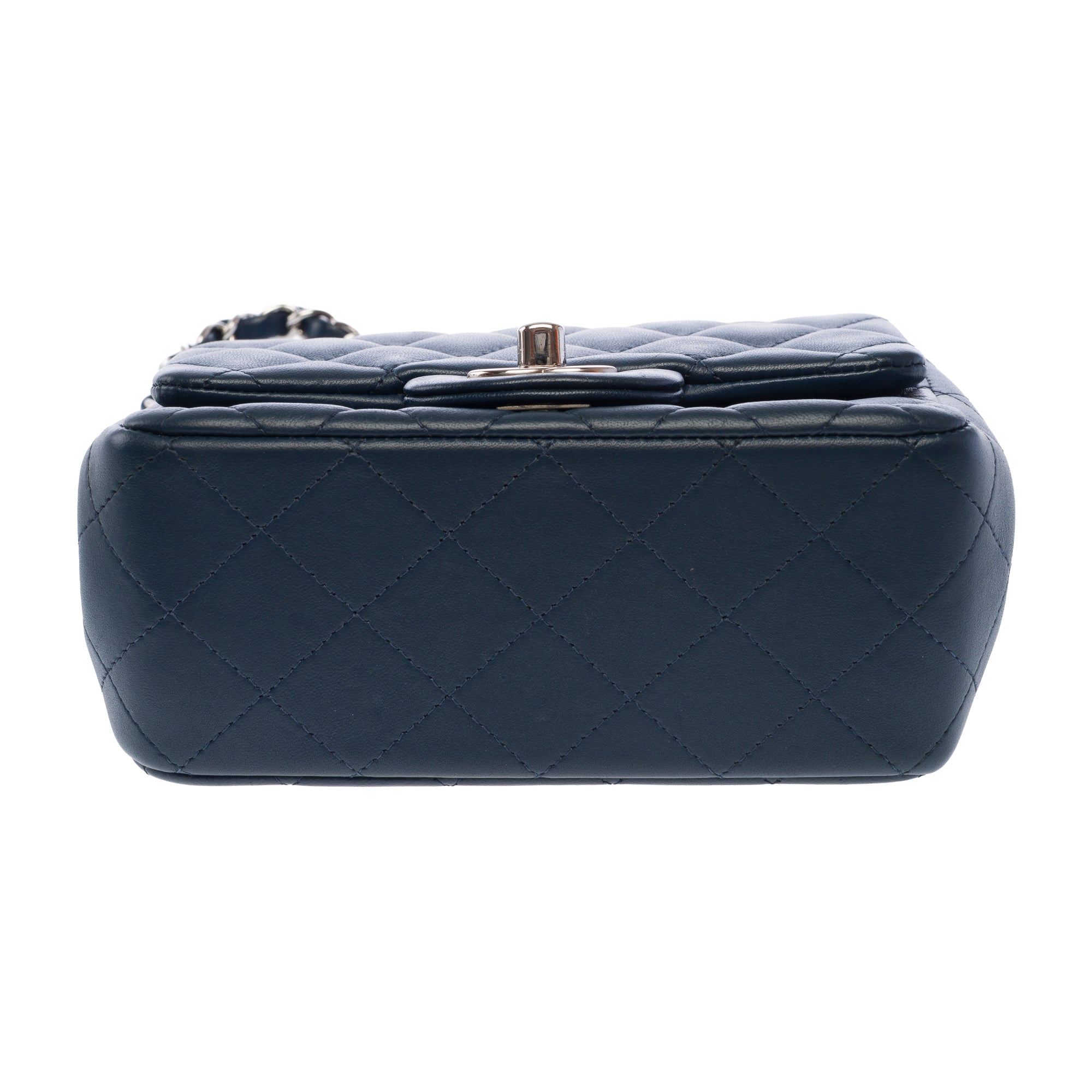 Sac CHANEL Timeless/Classique en Cuir Bleu Marine - 103730