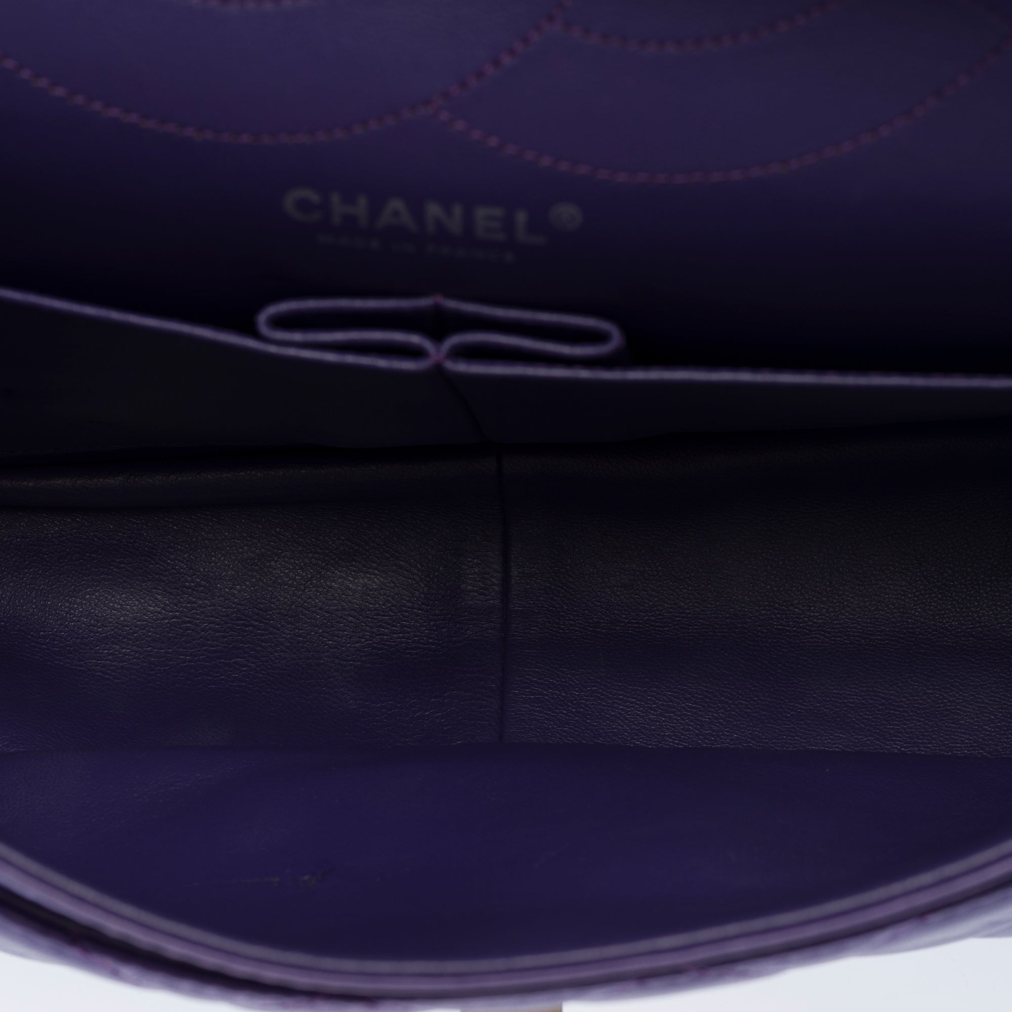 Sac CHANEL 2.55 en Cuir Violet - 103728