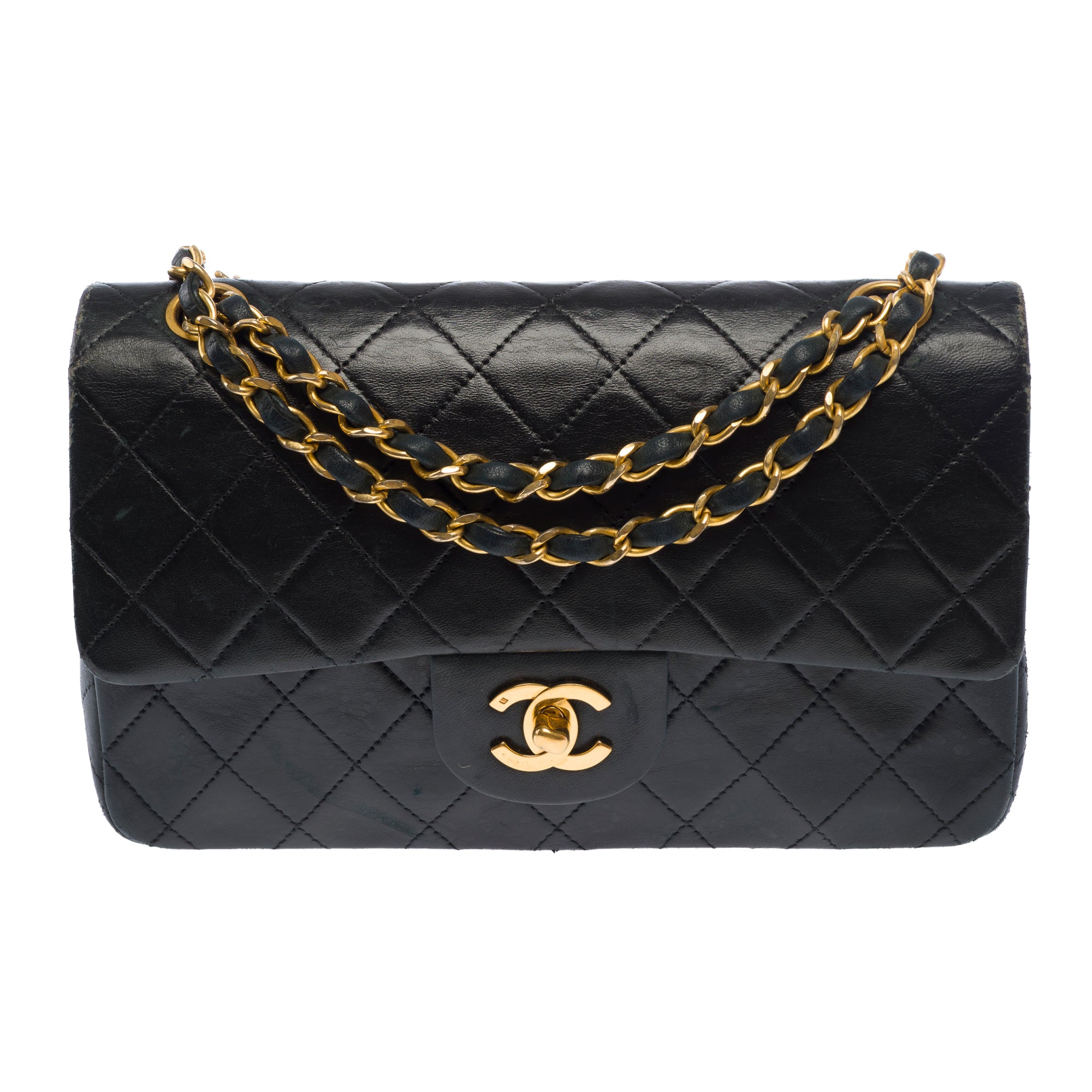 Sac CHANEL Timeless/Classique en Cuir Noir - 103725