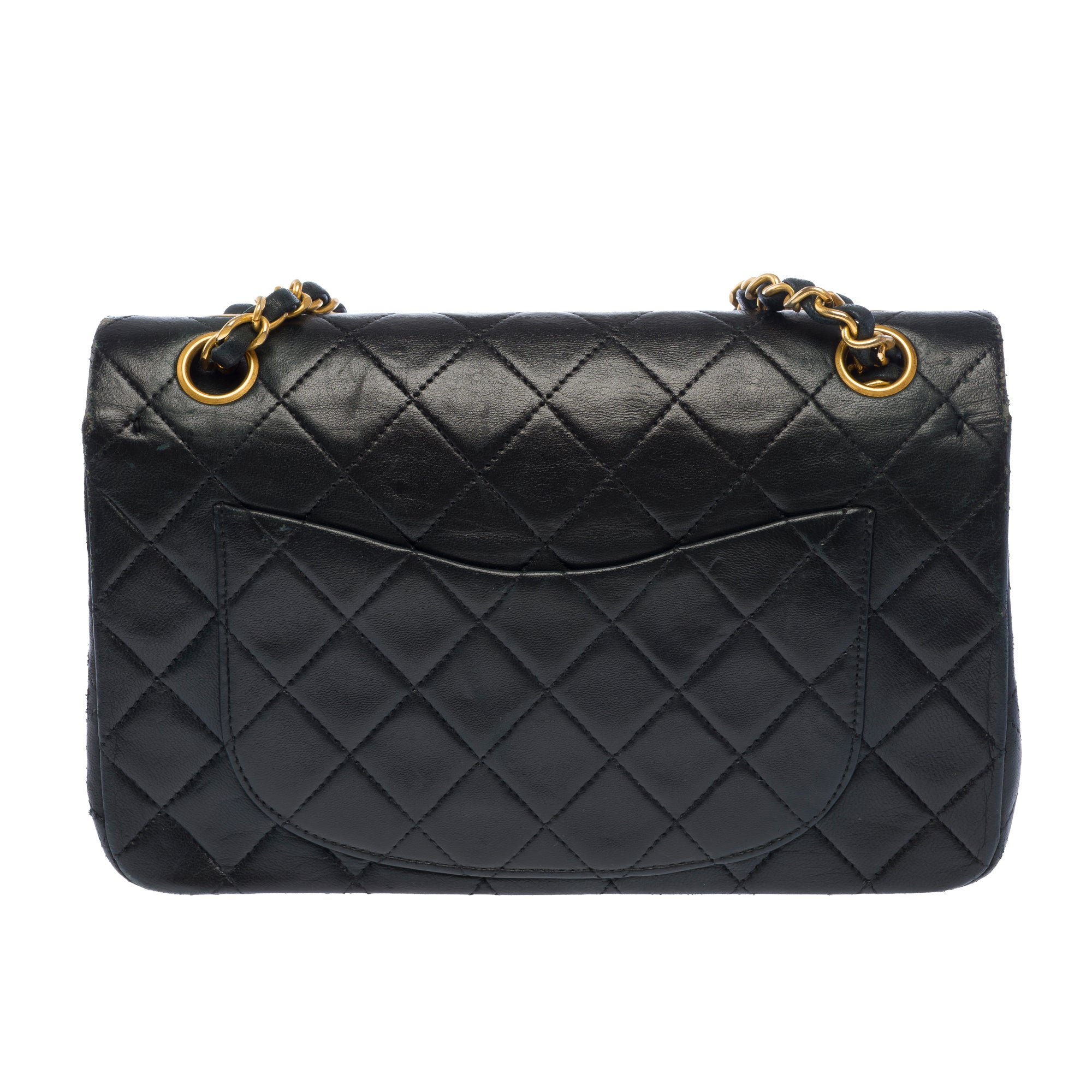 Sac CHANEL Timeless/Classique en Cuir Noir - 103725