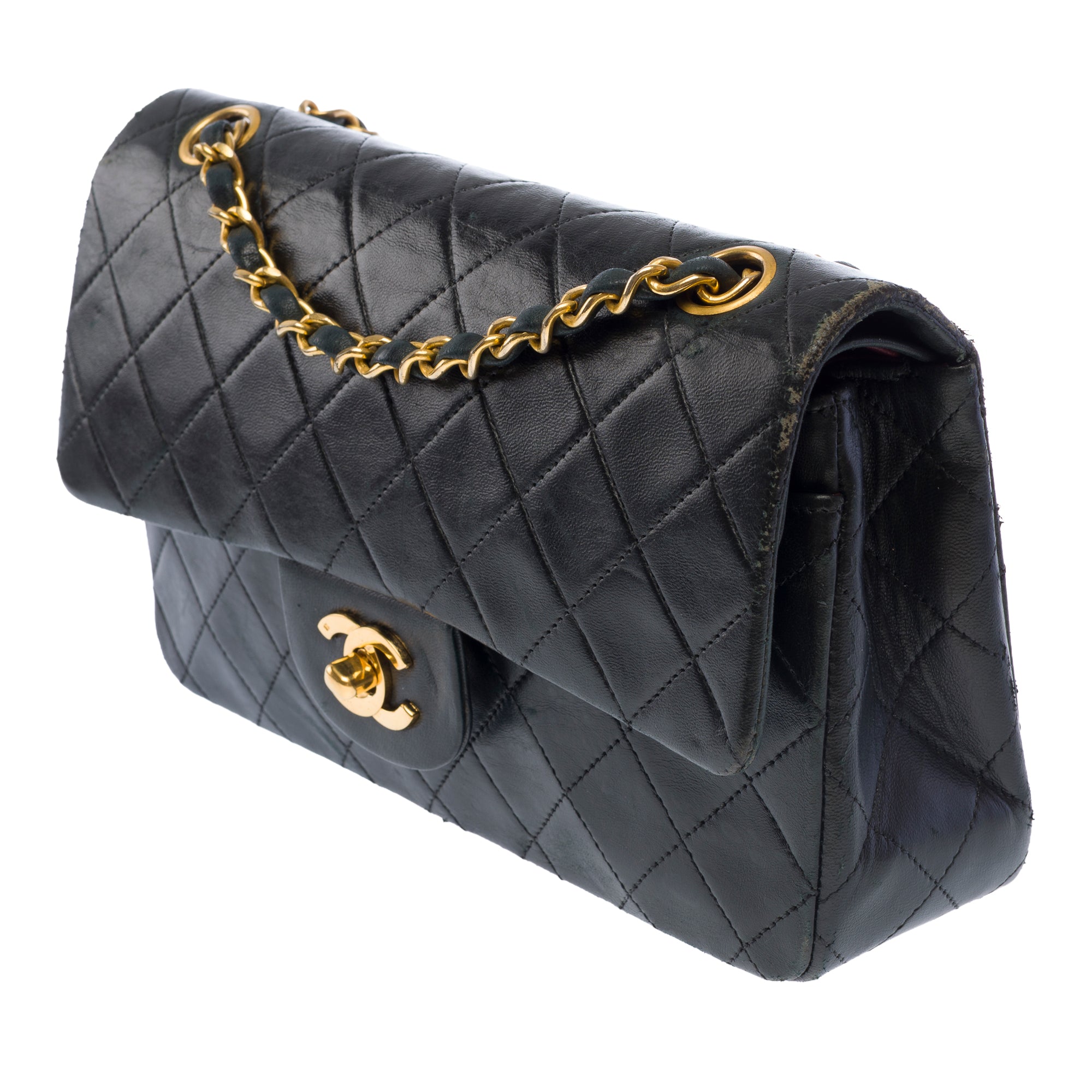 Sac CHANEL Timeless/Classique en Cuir Noir - 103725