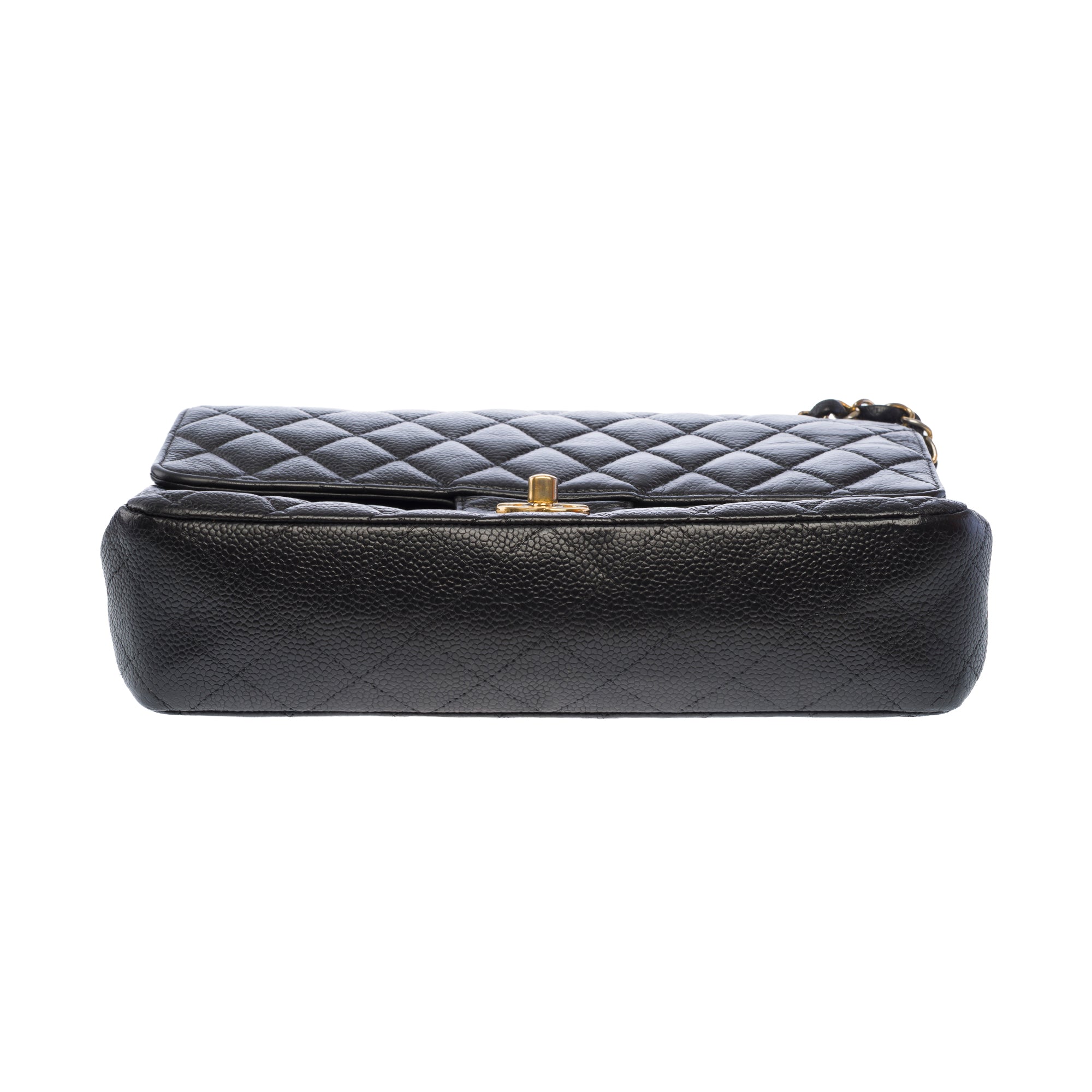 Sac CHANEL Timeless/Classique en Cuir Noir - 103724