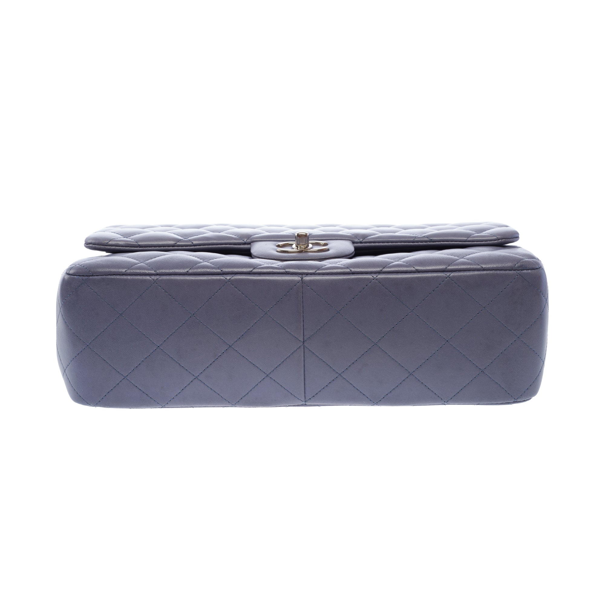 Sac CHANEL Timeless/Classique en Cuir Bleu - 103720