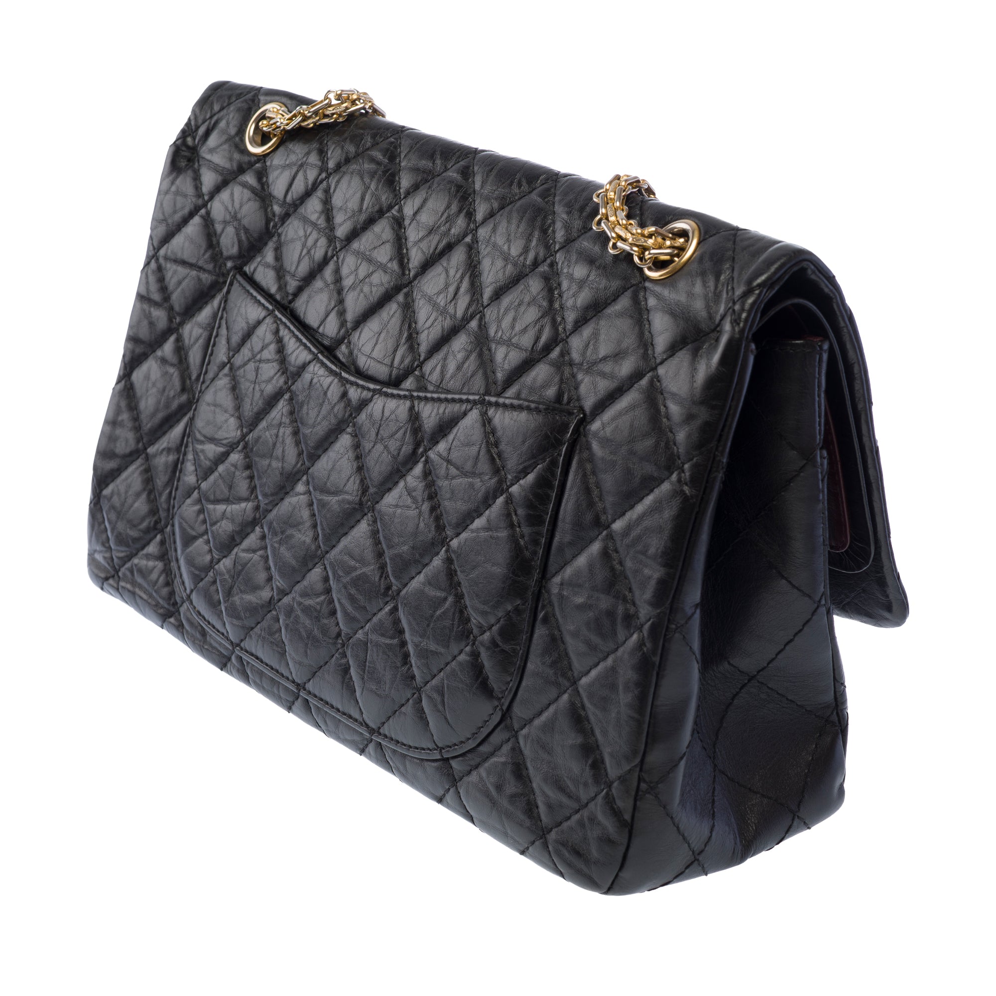 Sac CHANEL 2.55 en Cuir Noir - 103727