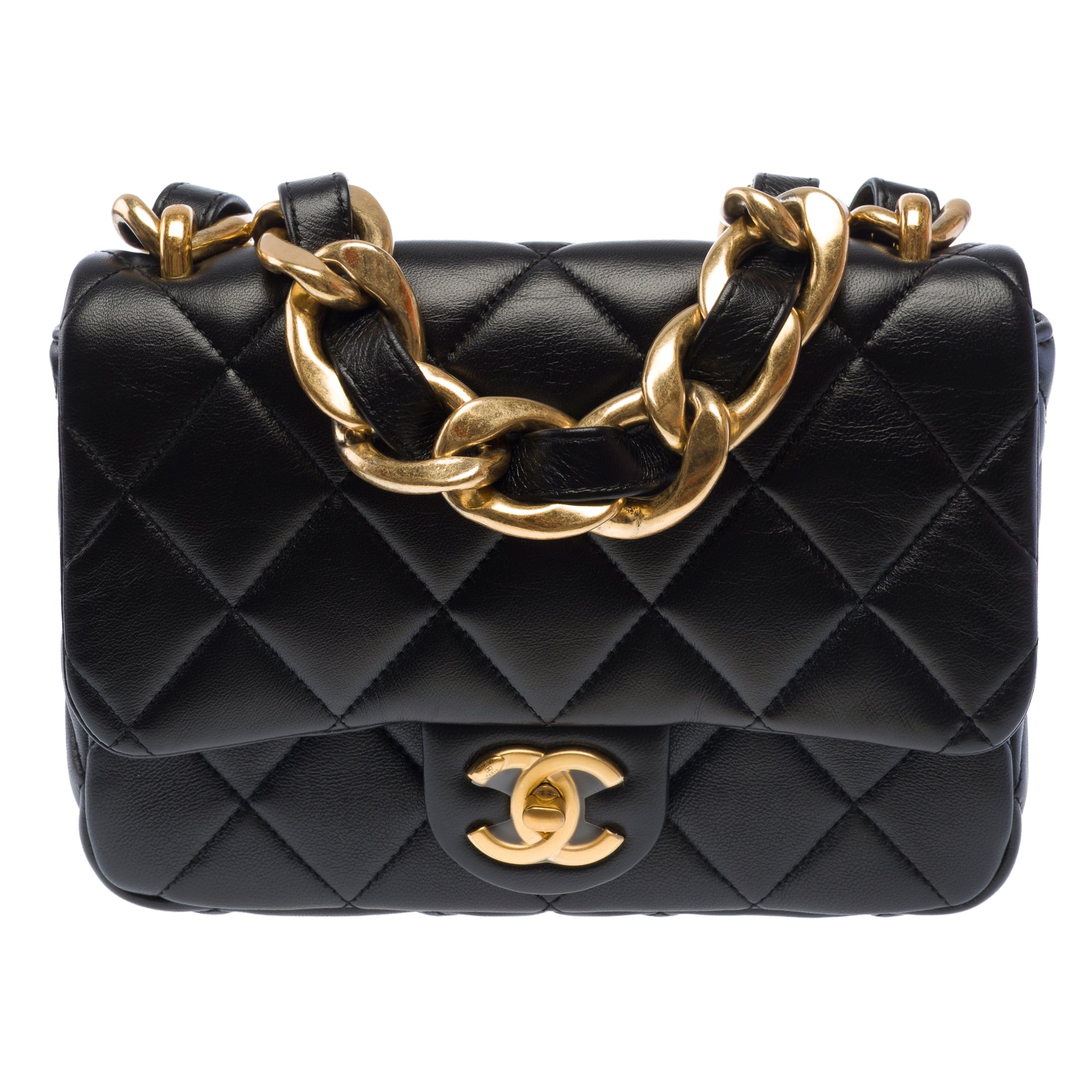 Sac CHANEL Timeless/Classique en Cuir Noir - 103745