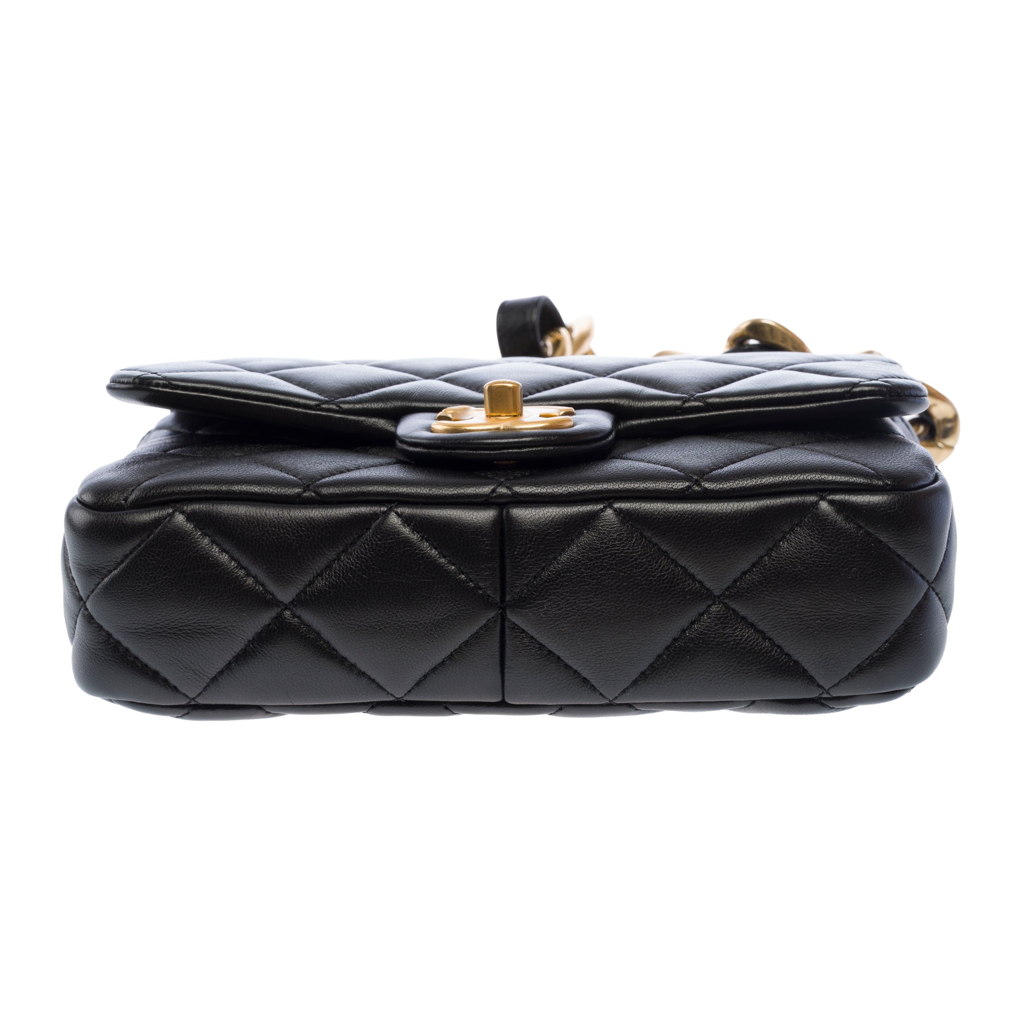 Sac CHANEL Timeless/Classique en Cuir Noir - 103745
