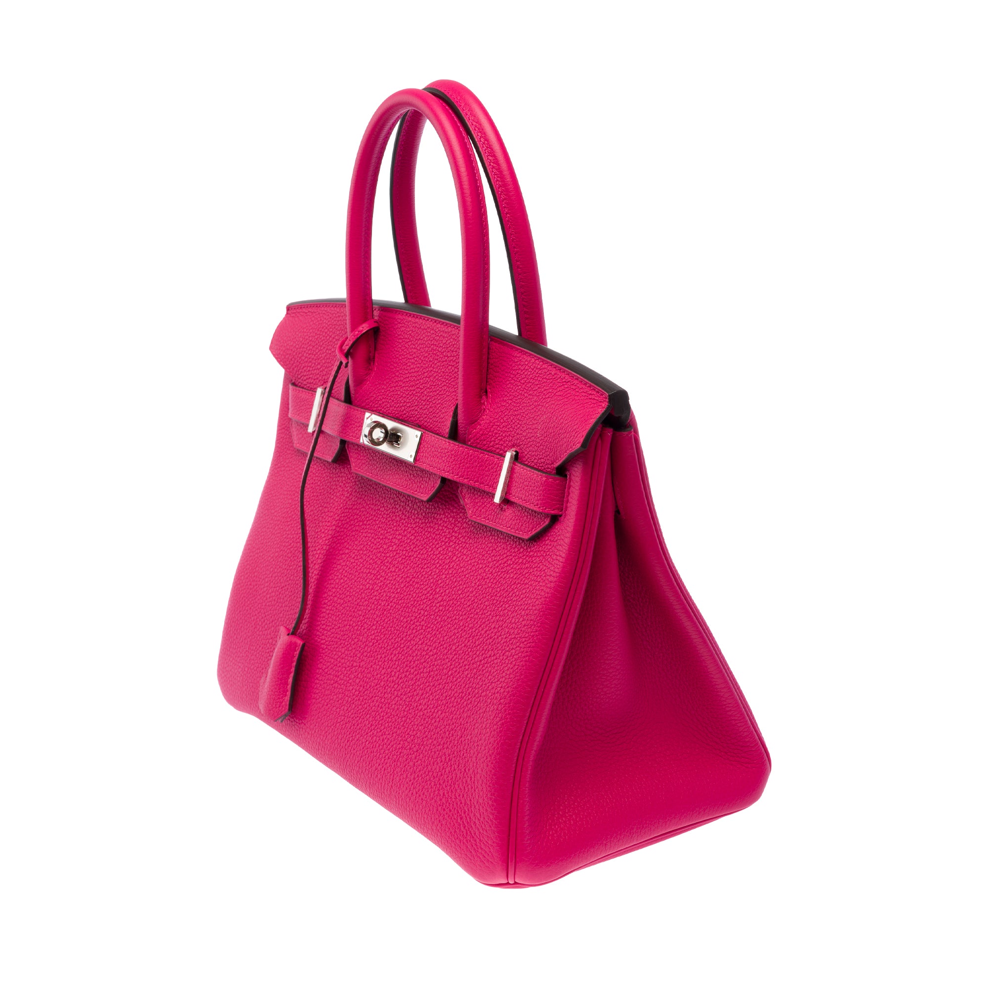 Sac HERMES Birkin 30 en Cuir Rose - 103746