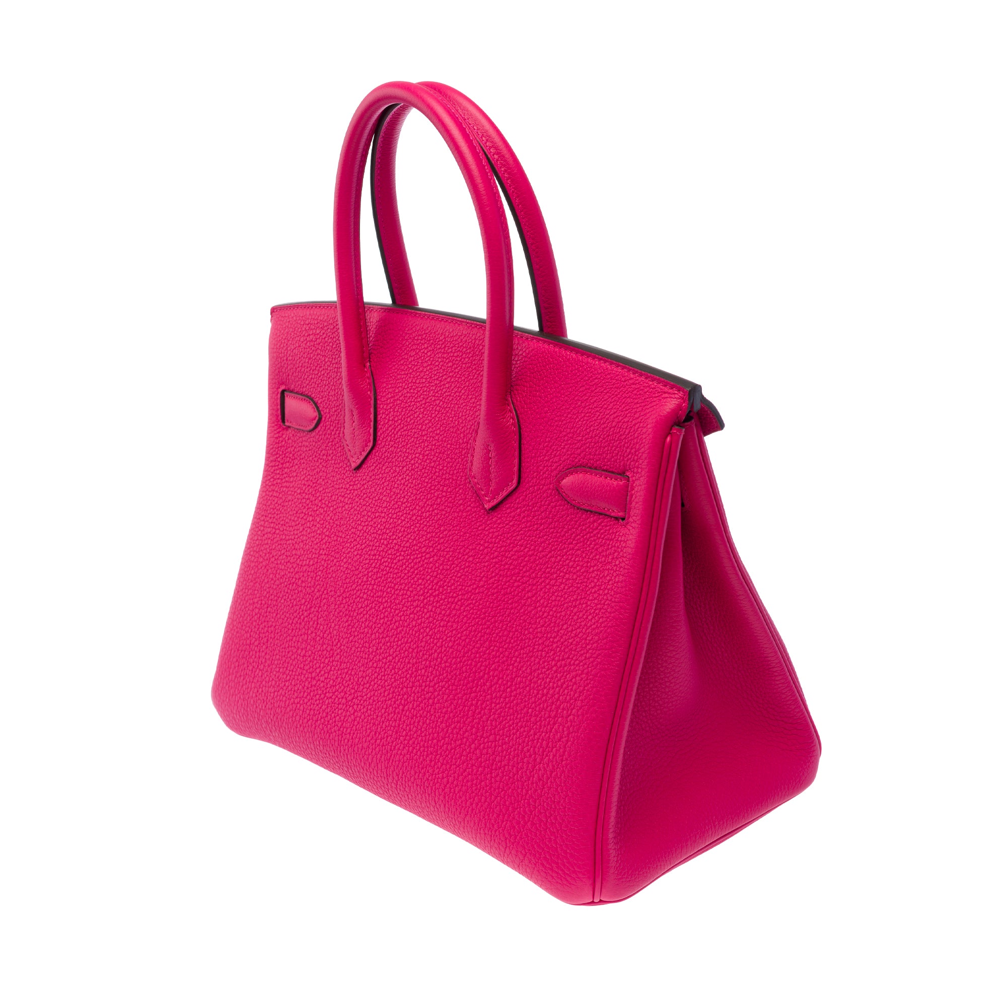 Sac HERMES Birkin 30 en Cuir Rose - 103746