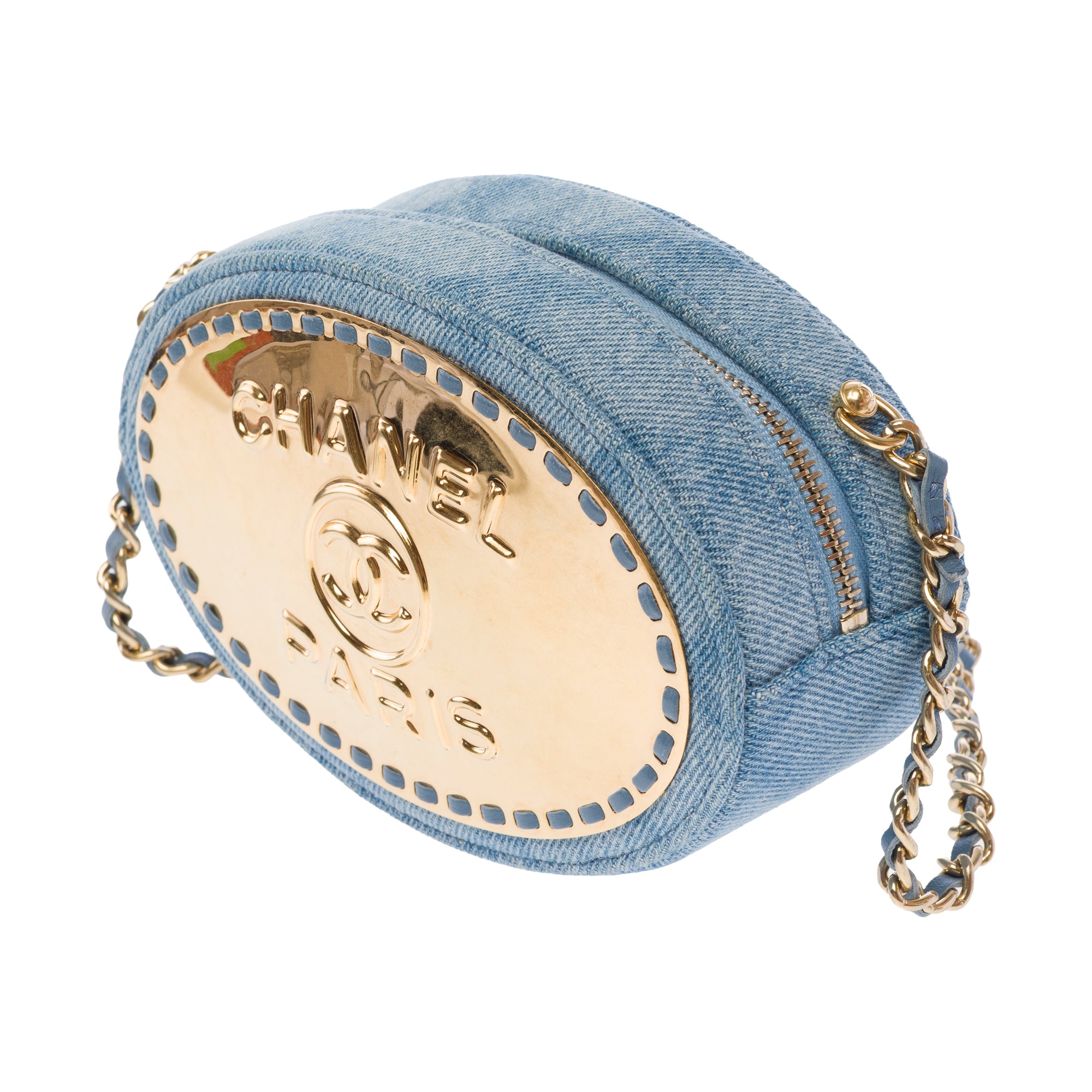 Sac CHANEL en Denim Bleu - 103742