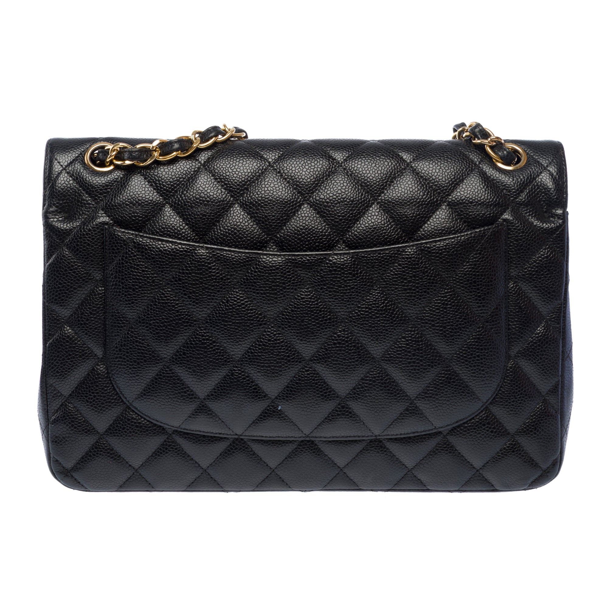 Sac CHANEL Timeless/Classique en Cuir Noir - 103741