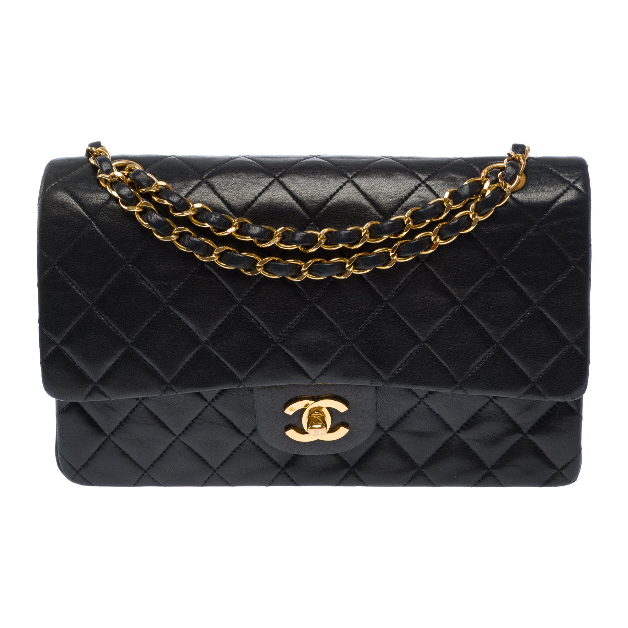 Sac CHANEL Timeless/Classique en Cuir Noir - 103726