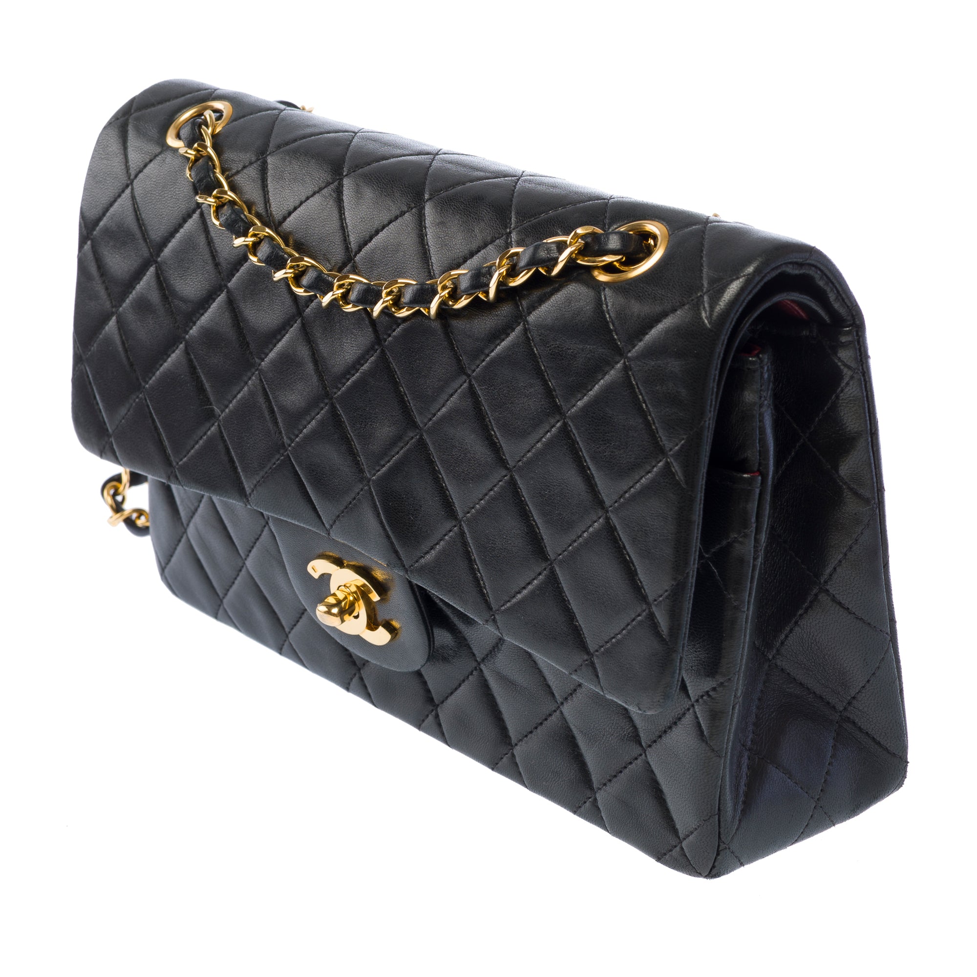 Sac CHANEL Timeless/Classique en Cuir Noir - 103726