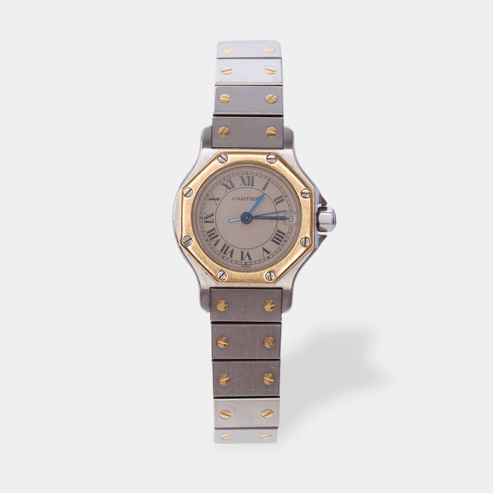 Accessoire CARTIER Santos Galbee en Acier Argent - 103756