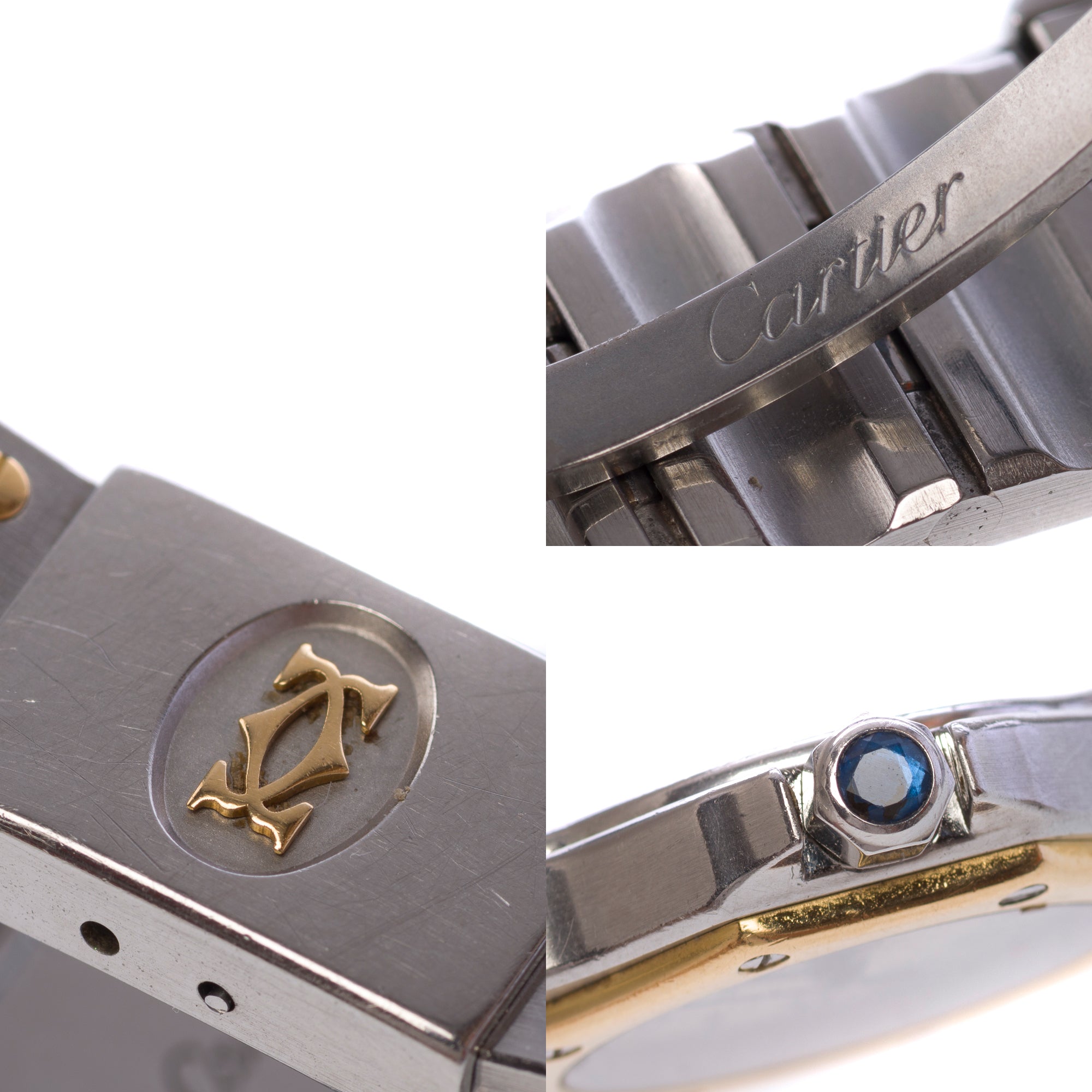Accessoire CARTIER Santos Galbee en Acier Argent - 103756