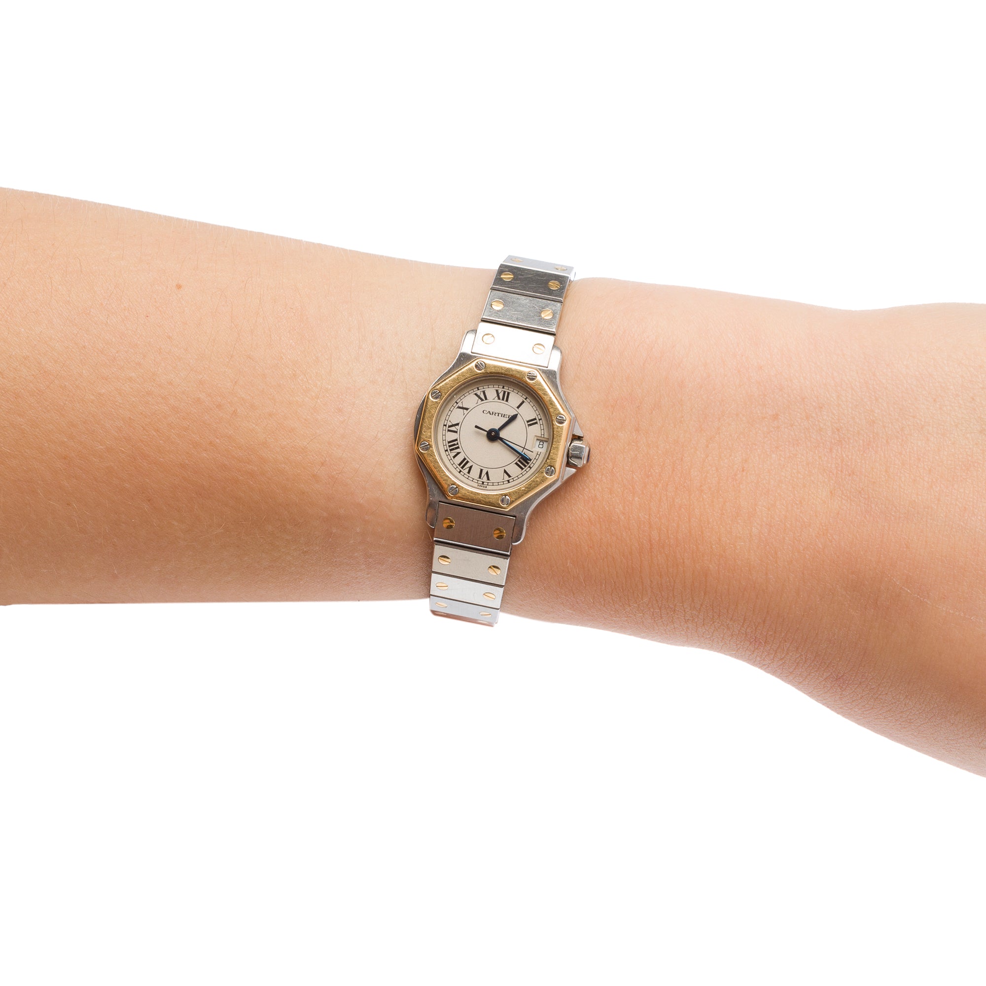 Accessoire CARTIER Santos Galbee en Acier Argent - 103756