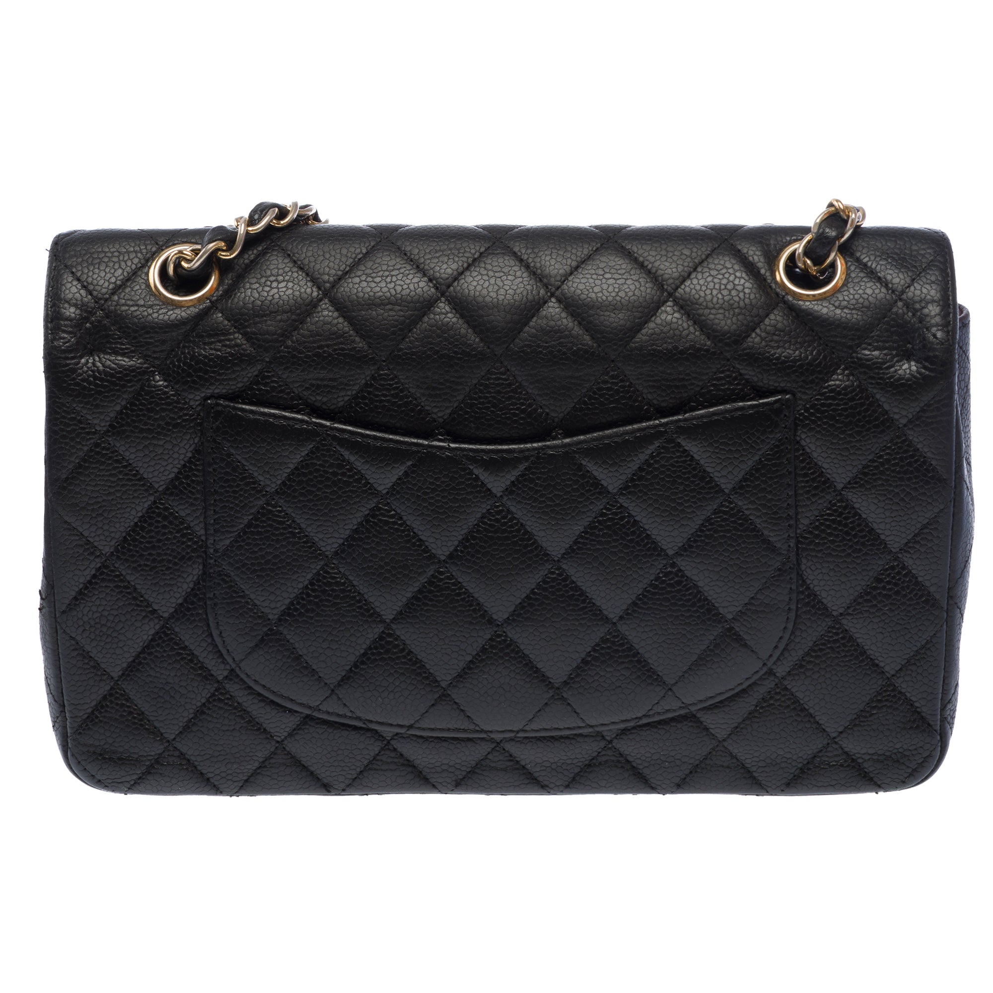 Sac CHANEL Timeless/Classique en Cuir Noir - 103731