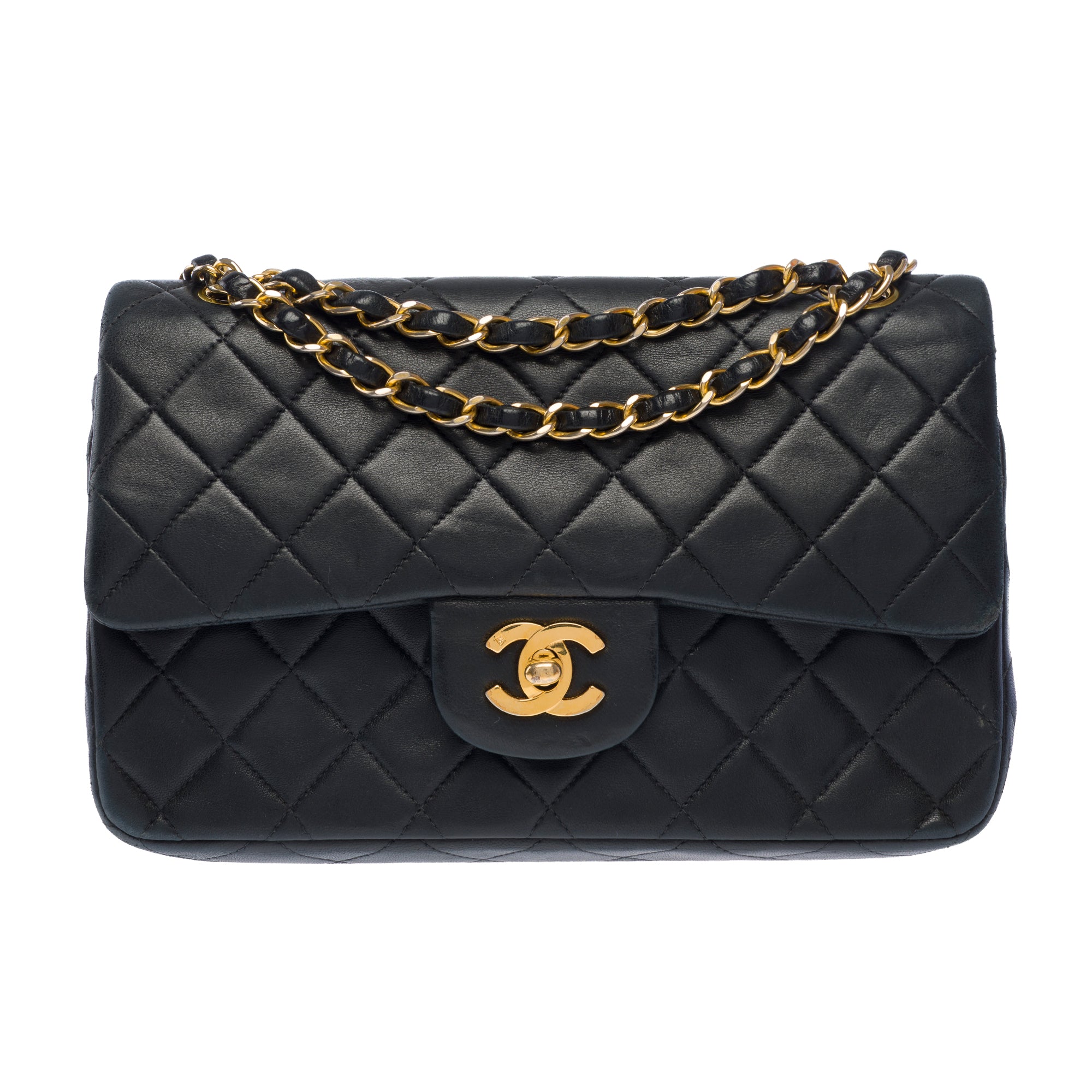 Sac CHANEL Timeless/Classique en Cuir Noir - 103744