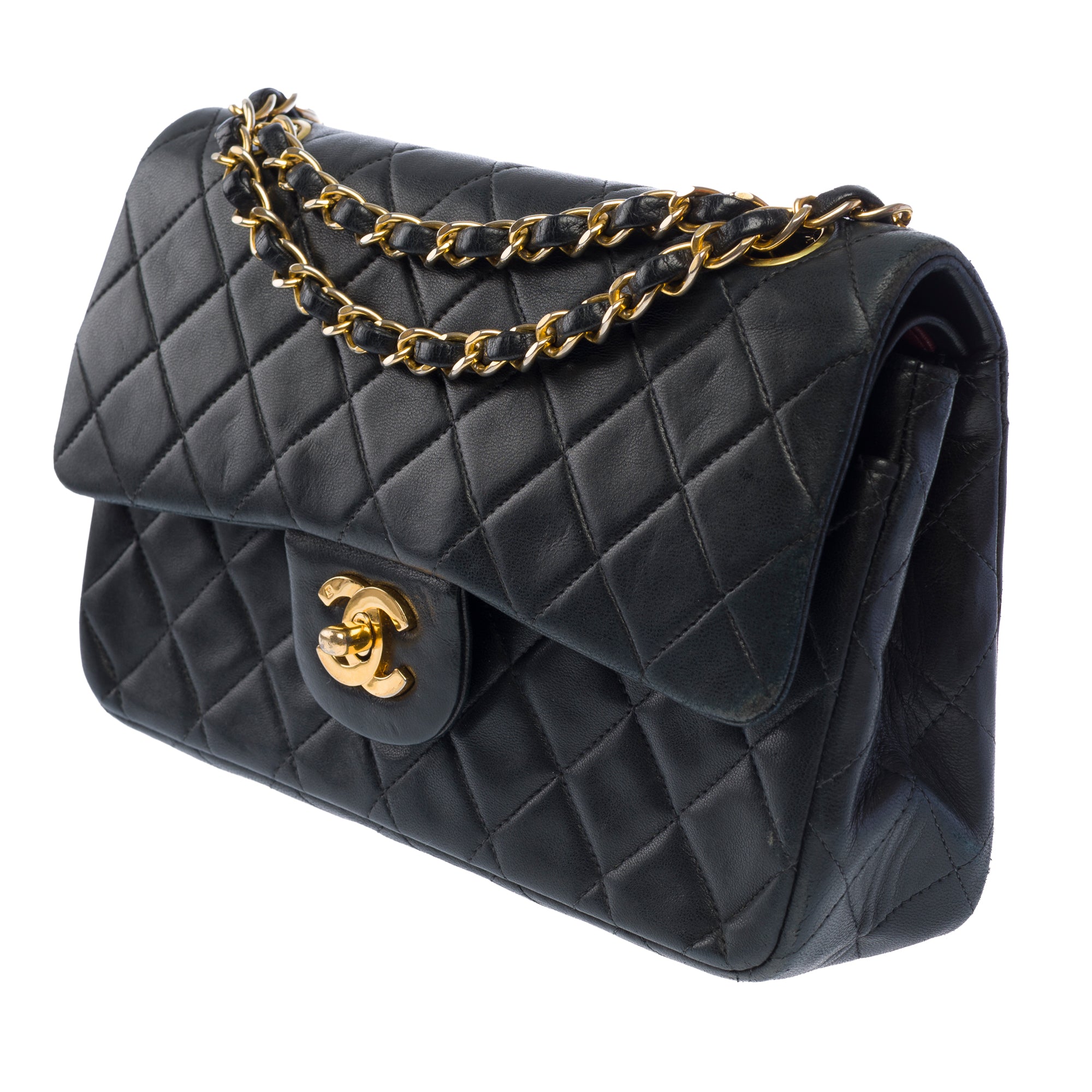 Sac CHANEL Timeless/Classique en Cuir Noir - 103744