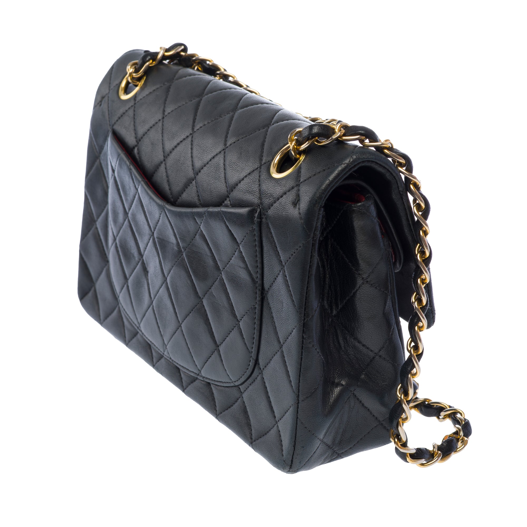 Sac CHANEL Timeless/Classique en Cuir Noir - 103744