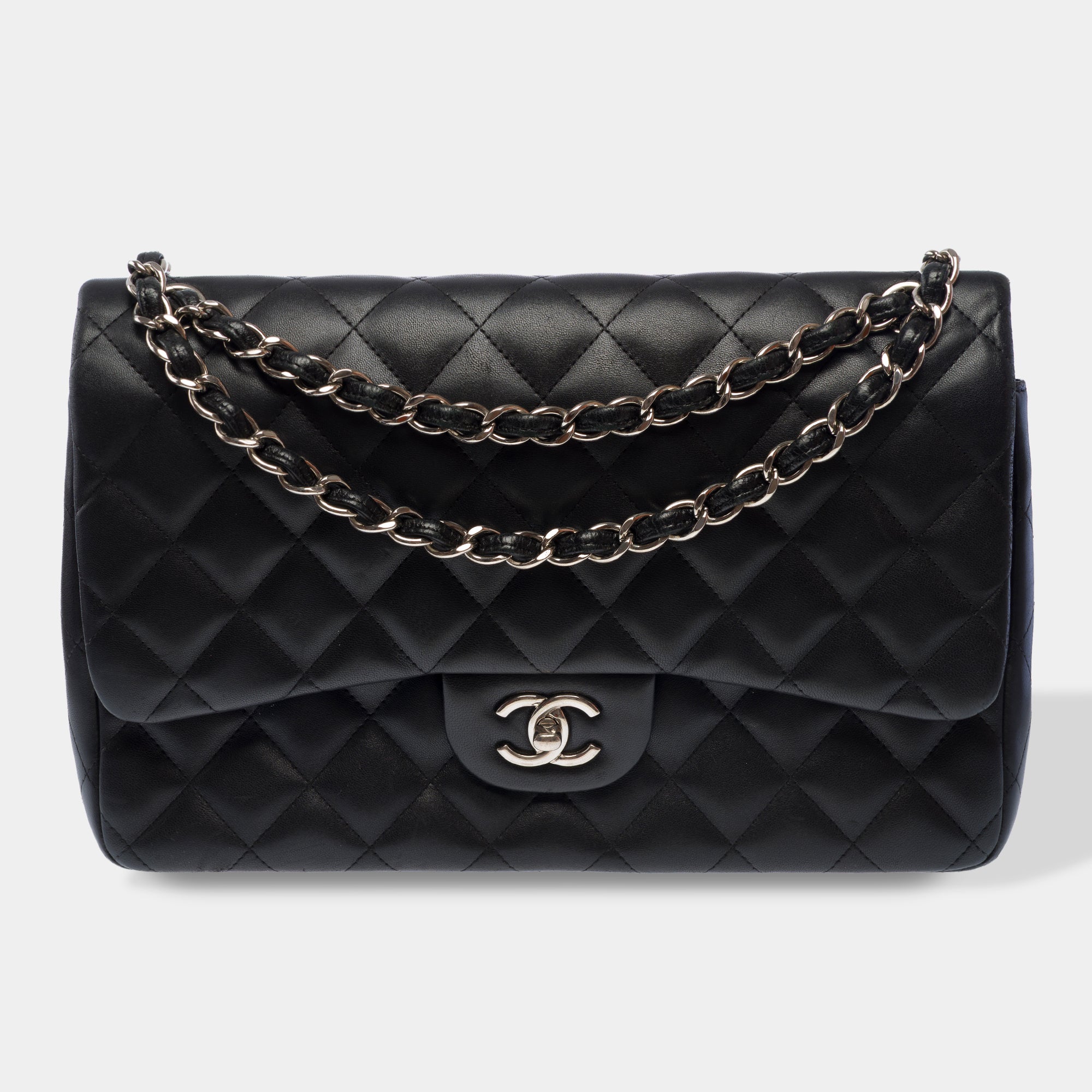Sac CHANEL Timeless/Classique en Cuir Noir - 103739
