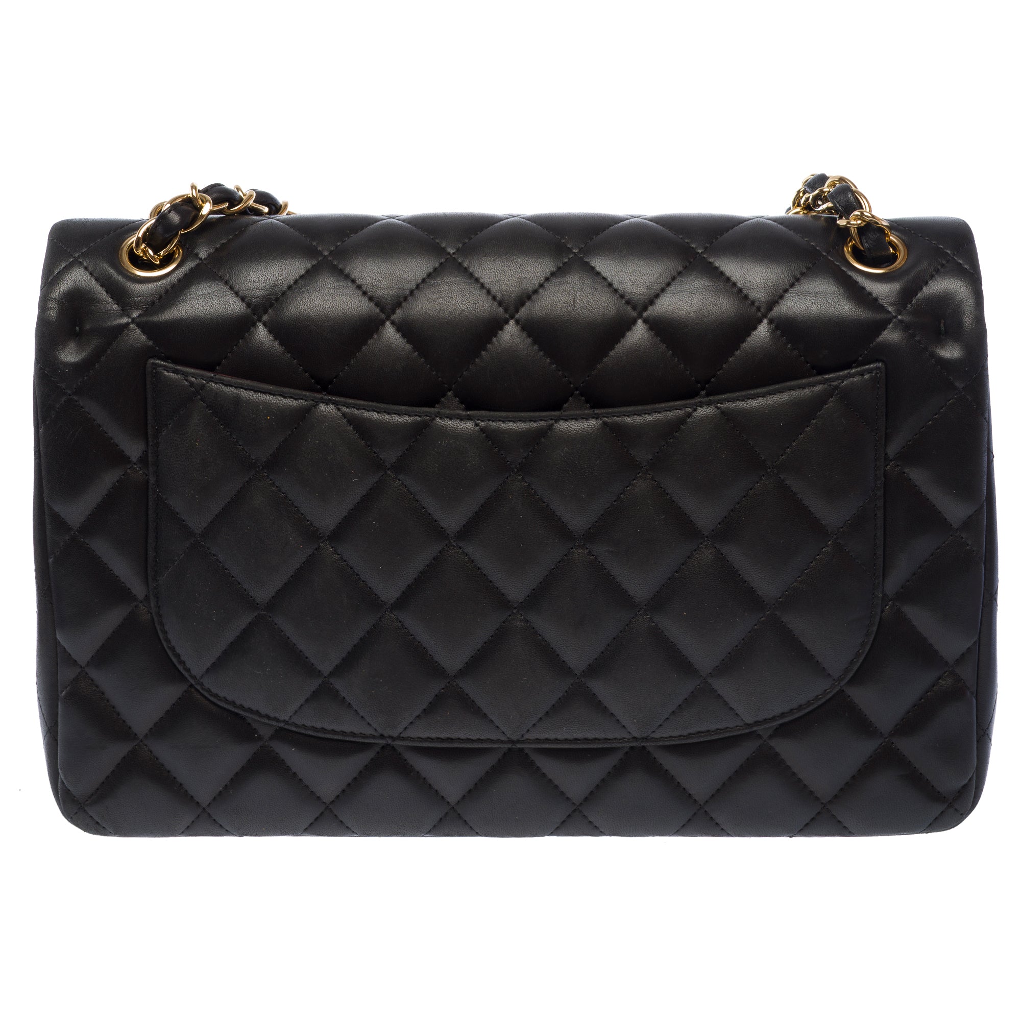 Sac CHANEL Timeless/Classique en Cuir Noir - 103738
