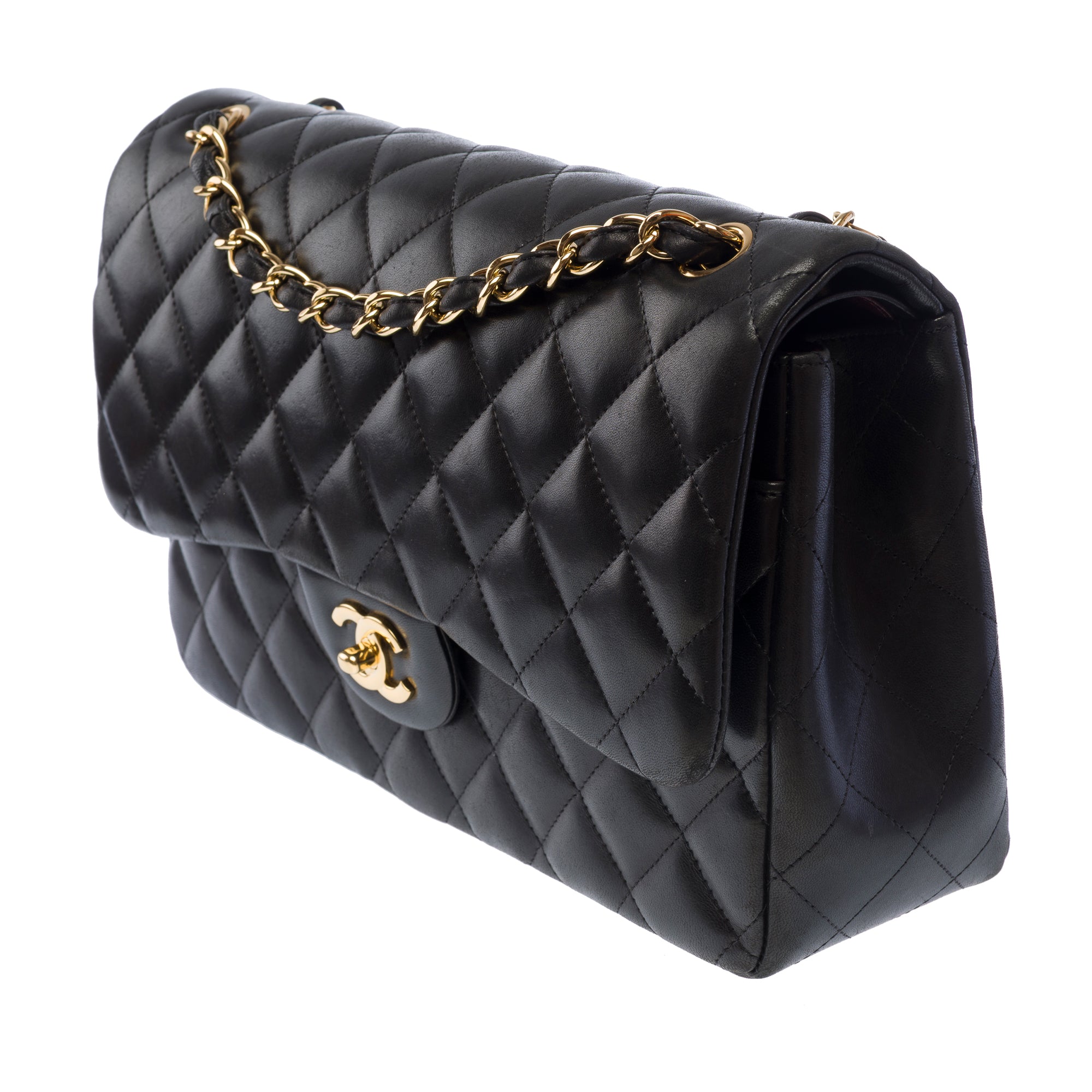 Sac CHANEL Timeless/Classique en Cuir Noir - 103738
