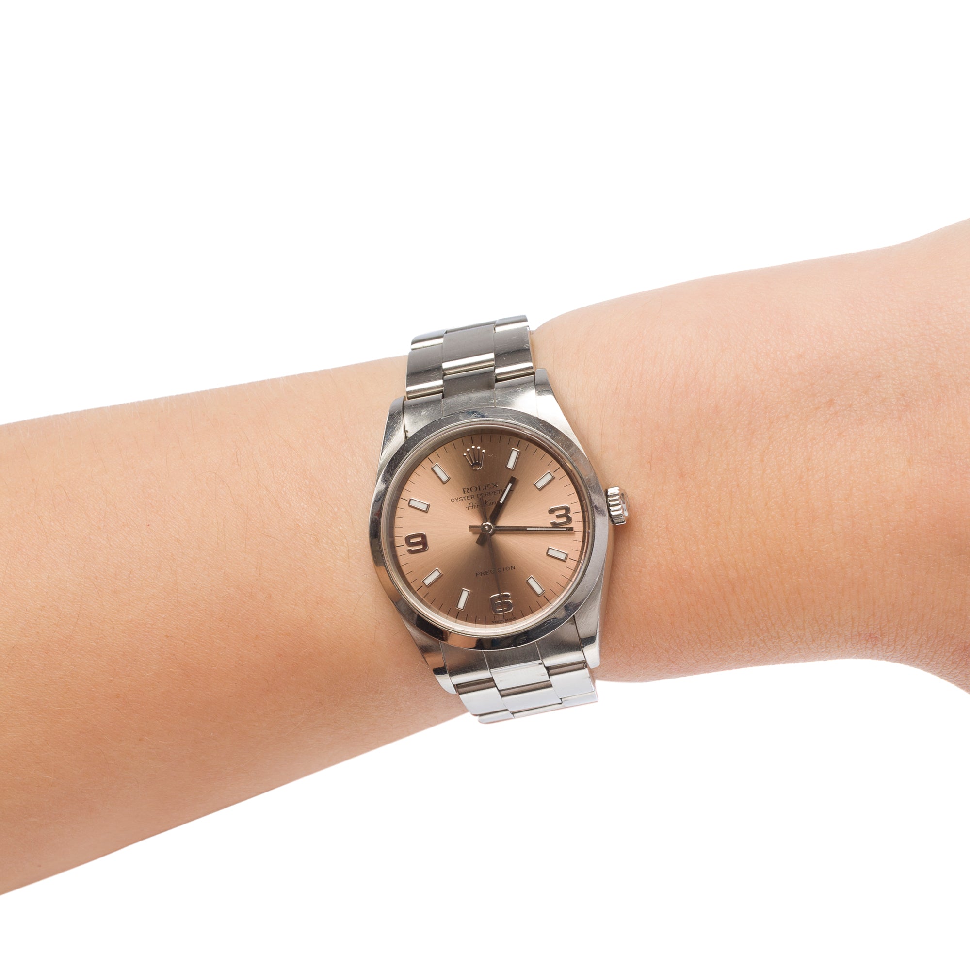 Accessoire ROLEX Air King en Acier Argent - 103754