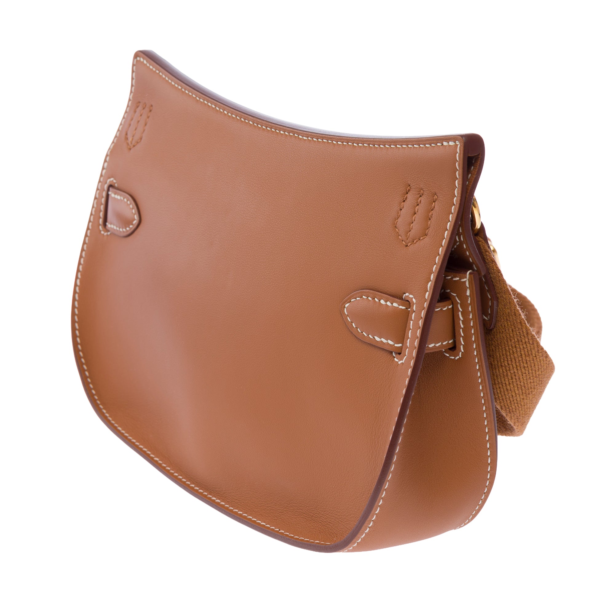 Sac HERMES Jypsiere en Cuir Doré - 103749