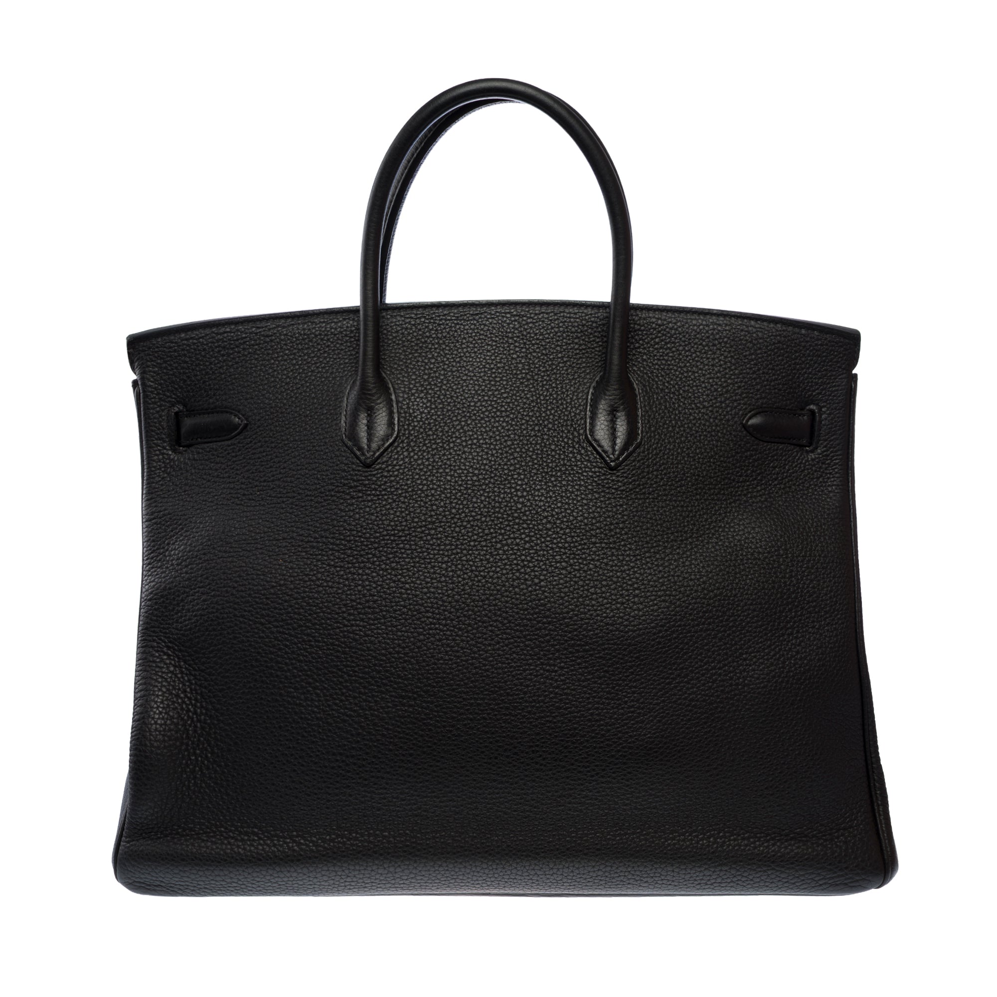 Sac HERMES Birkin 40 en Cuir Noir - 103751