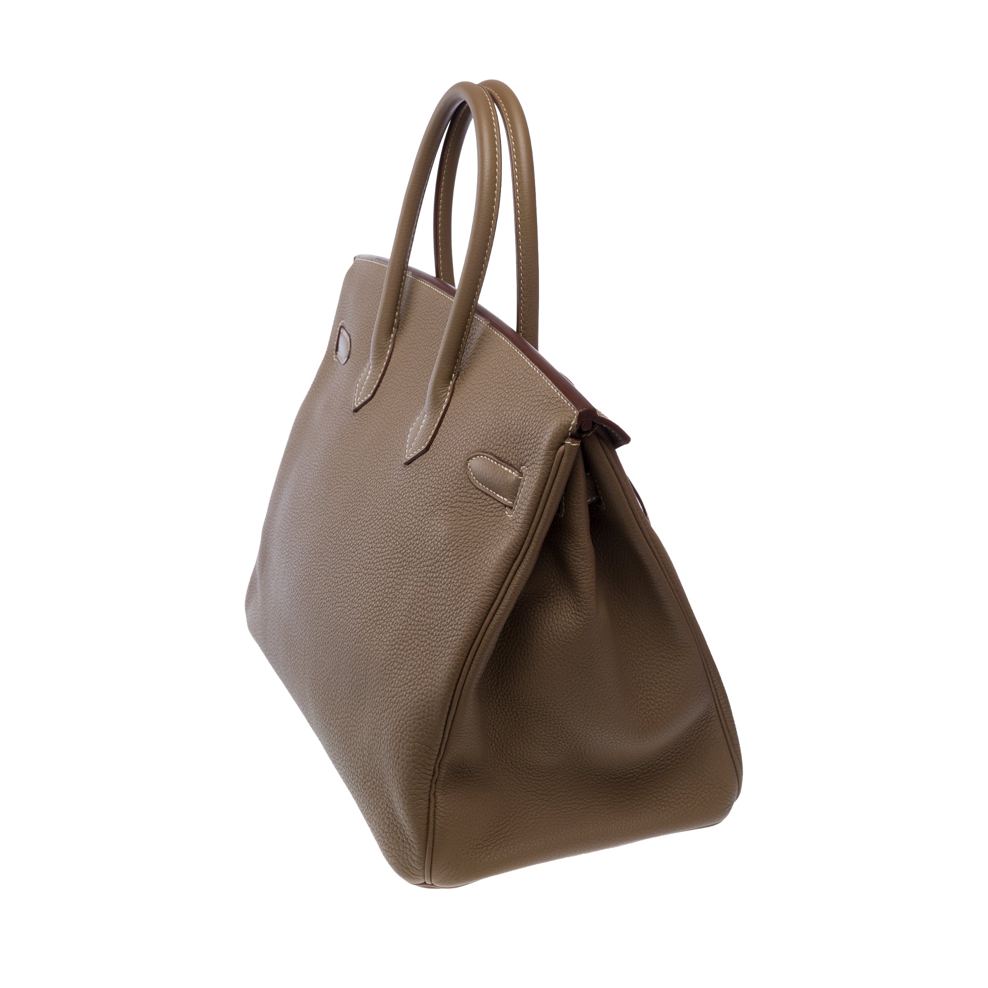 Sac HERMES Birkin 35 en Cuir Étoupe - 103759
