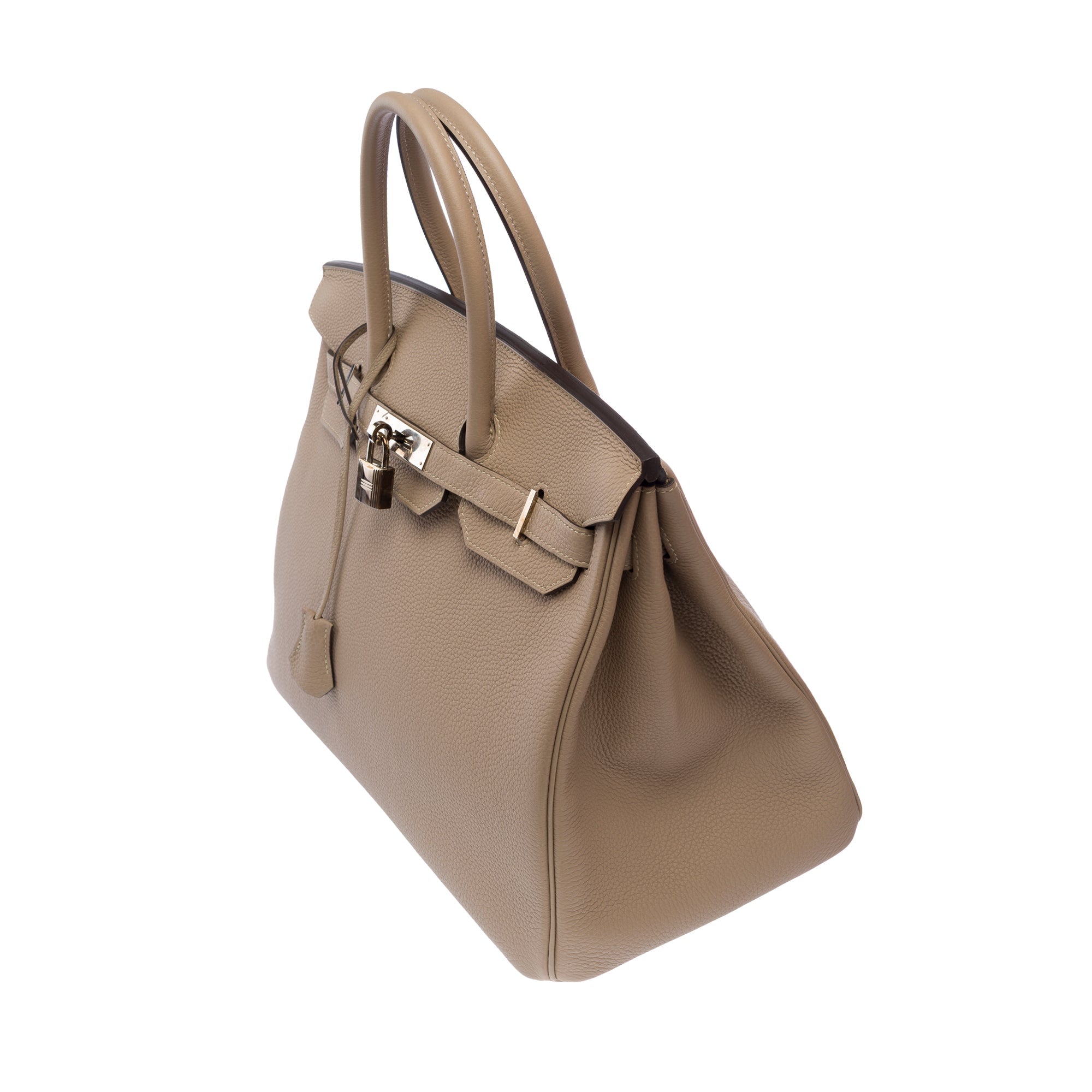 Sac HERMES Birkin 35 en Cuir Gris - 103760