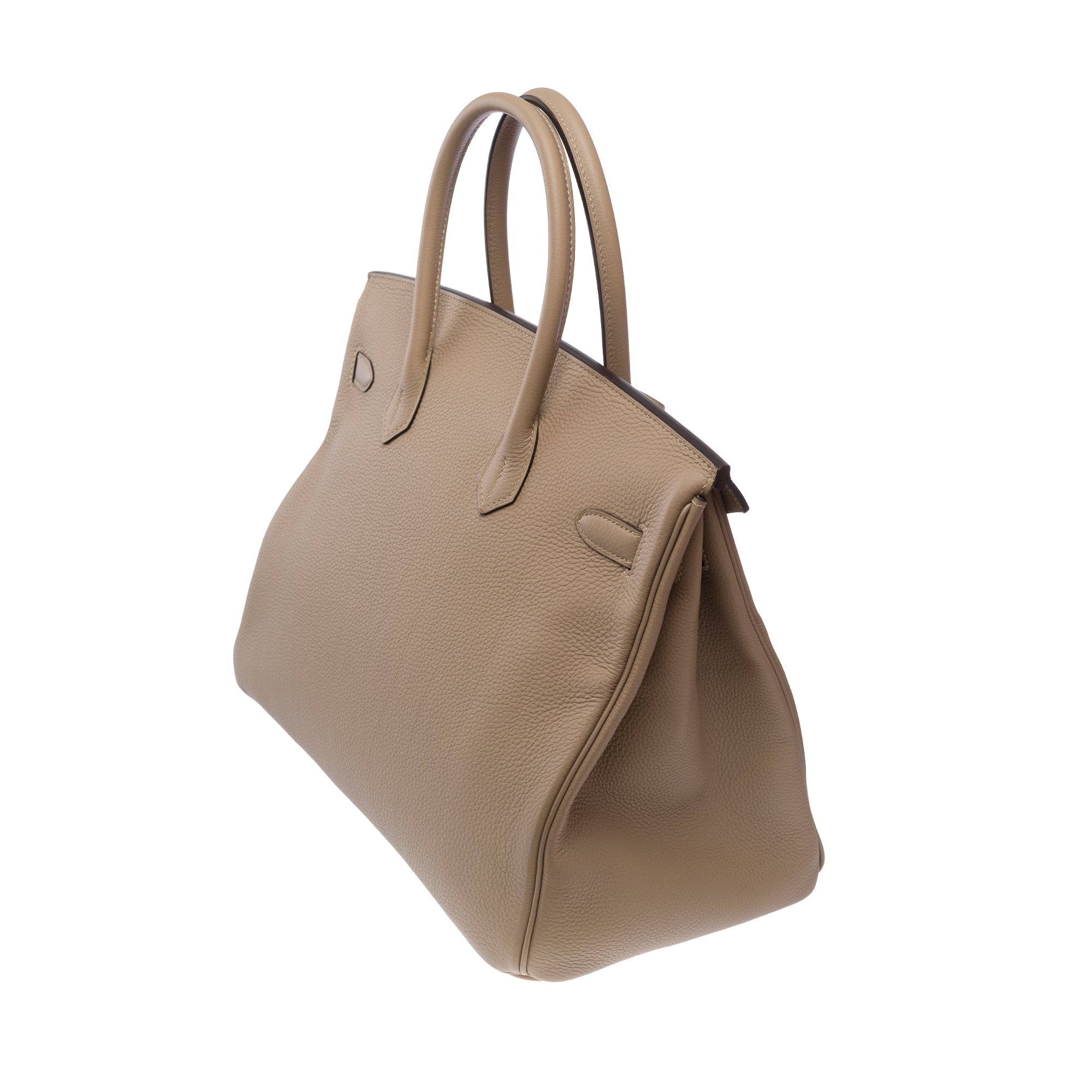 Sac HERMES Birkin 35 en Cuir Gris - 103760