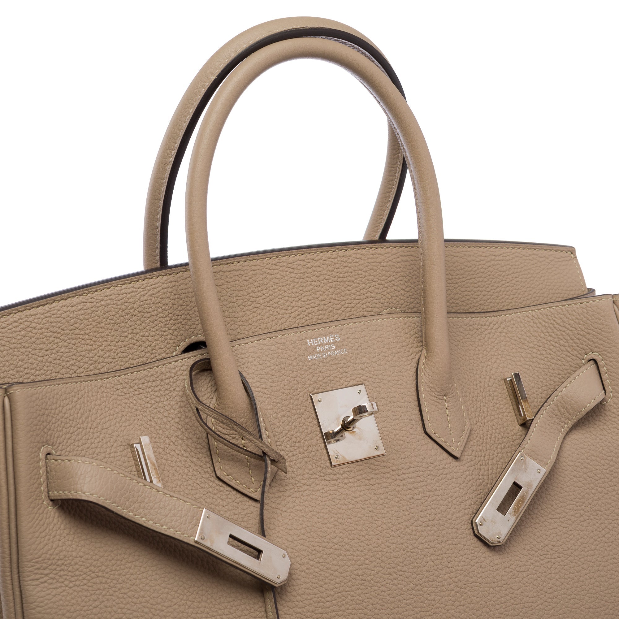 Sac HERMES Birkin 35 en Cuir Gris - 103760