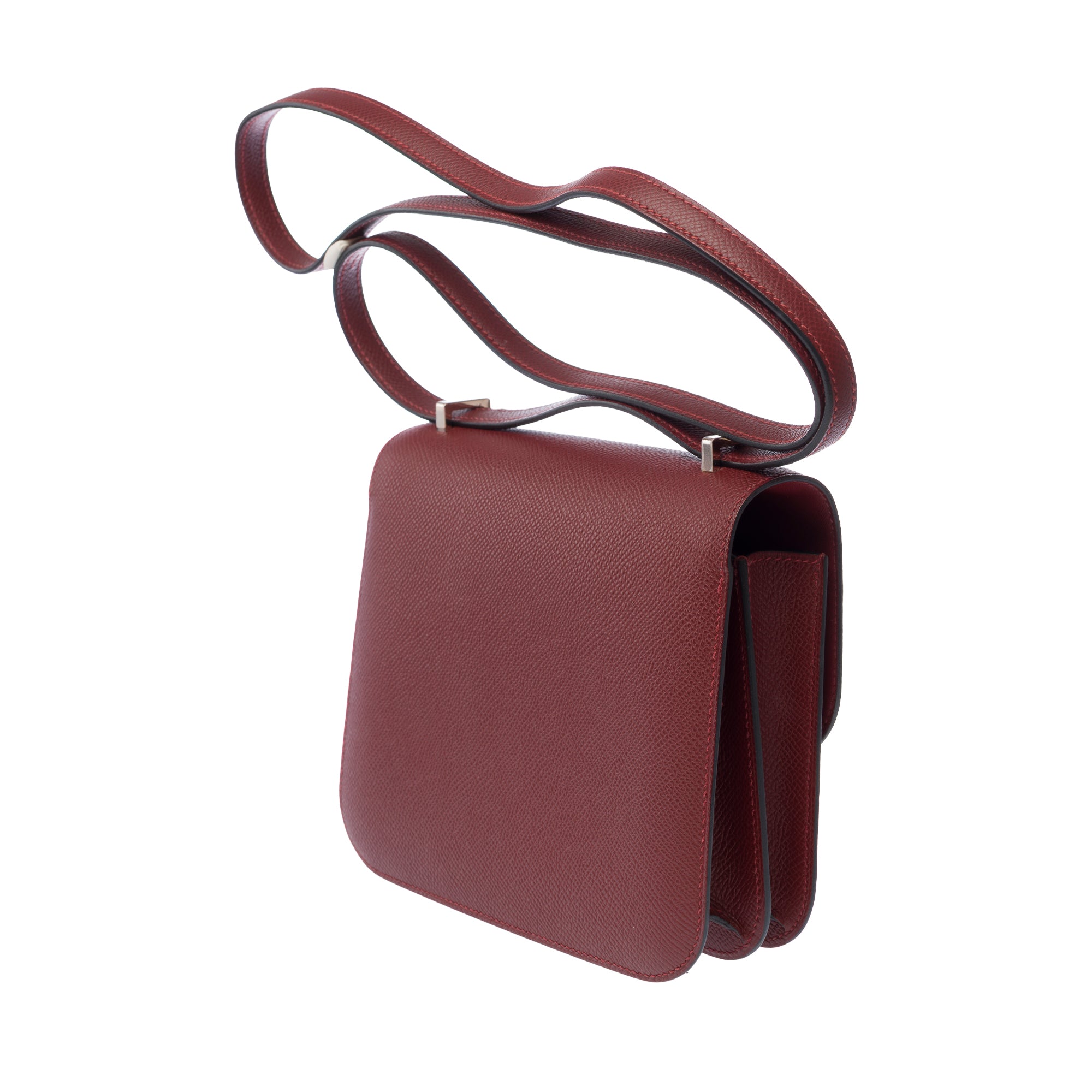 Sac HERMES Constance en Cuir Rouge - 103769
