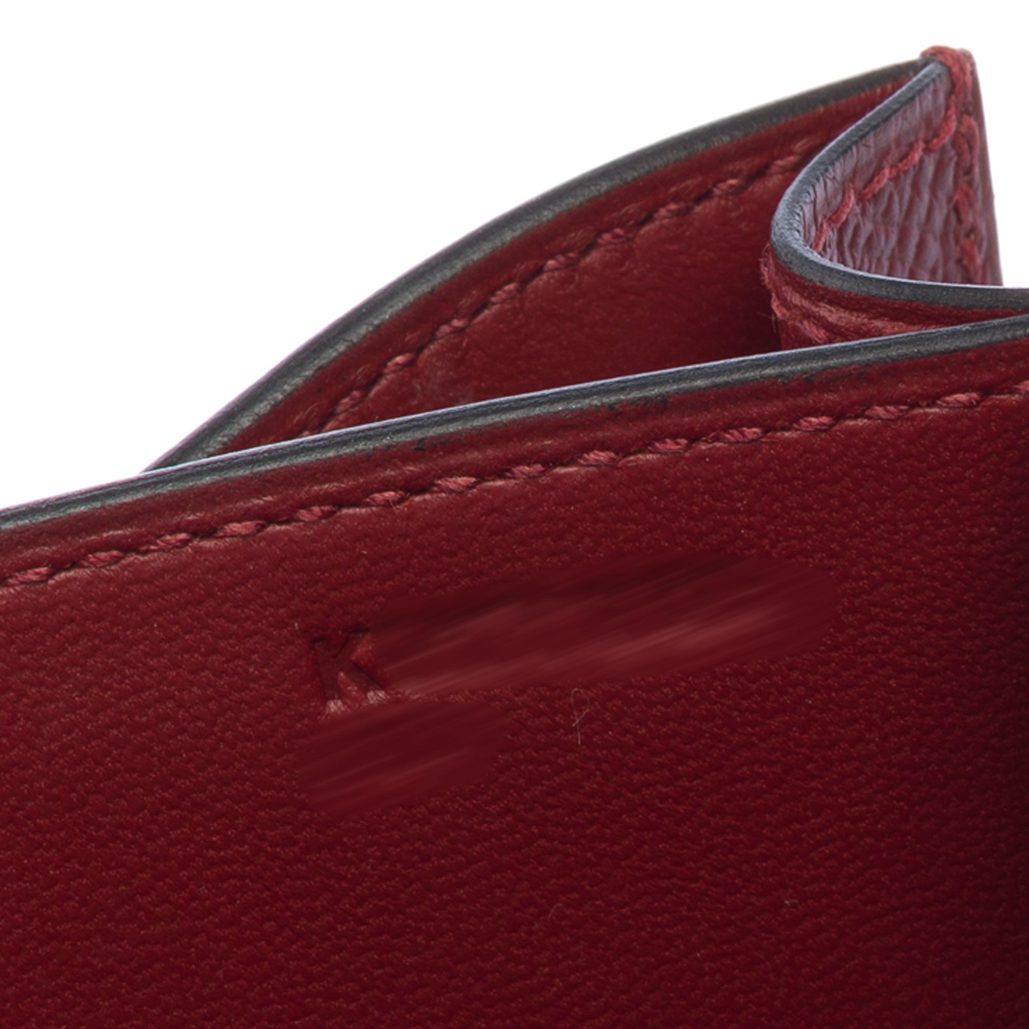Sac HERMES Constance en Cuir Rouge - 103769