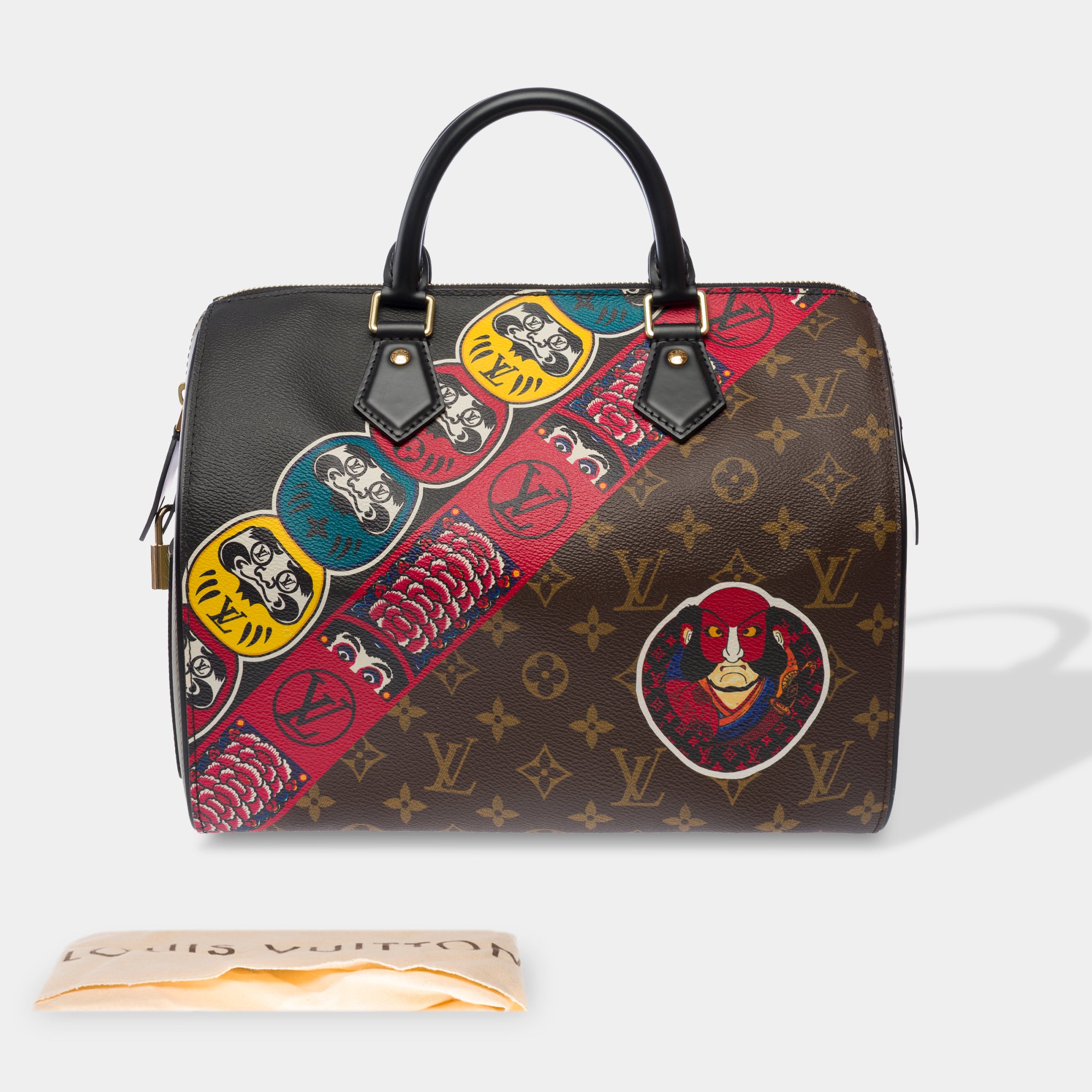 Sac LOUIS VUITTON Speedy en Toile Marron - 103763
