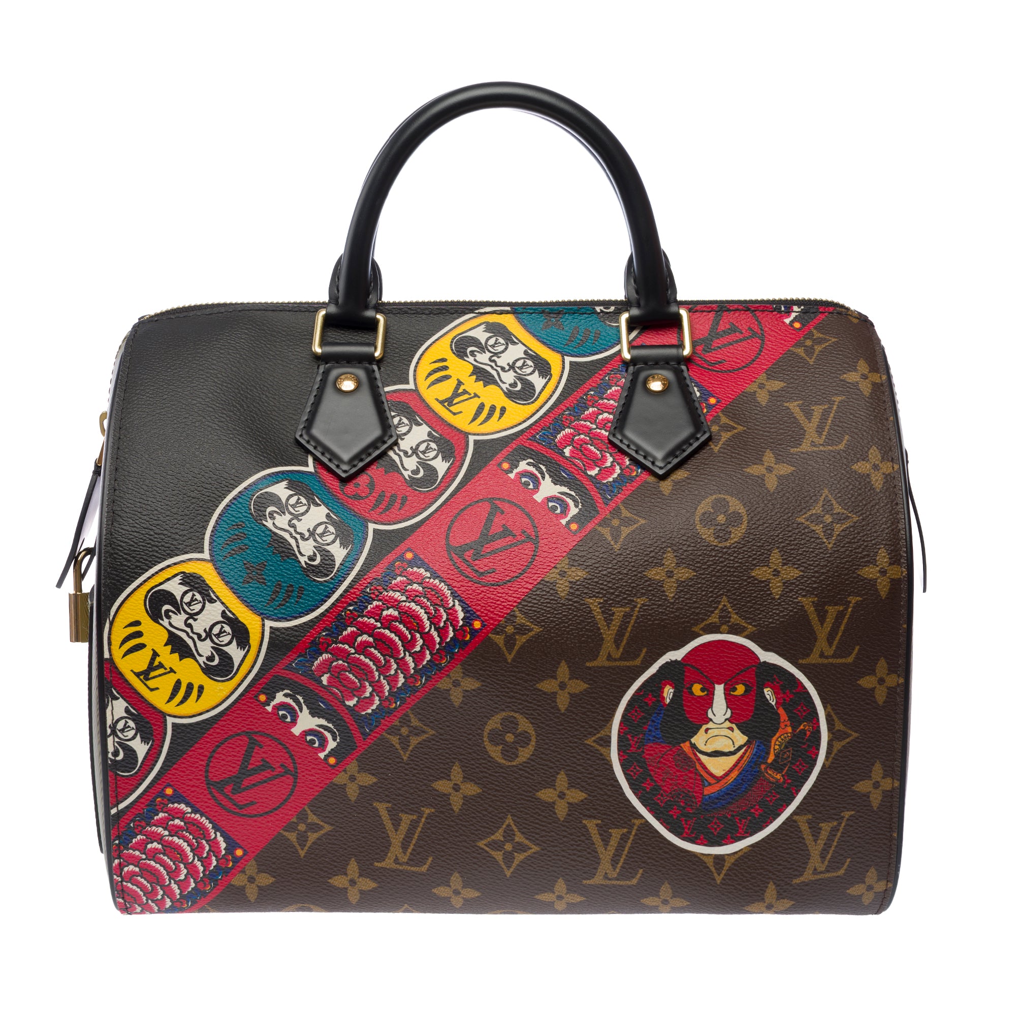 Sac LOUIS VUITTON Speedy en Toile Marron - 103763