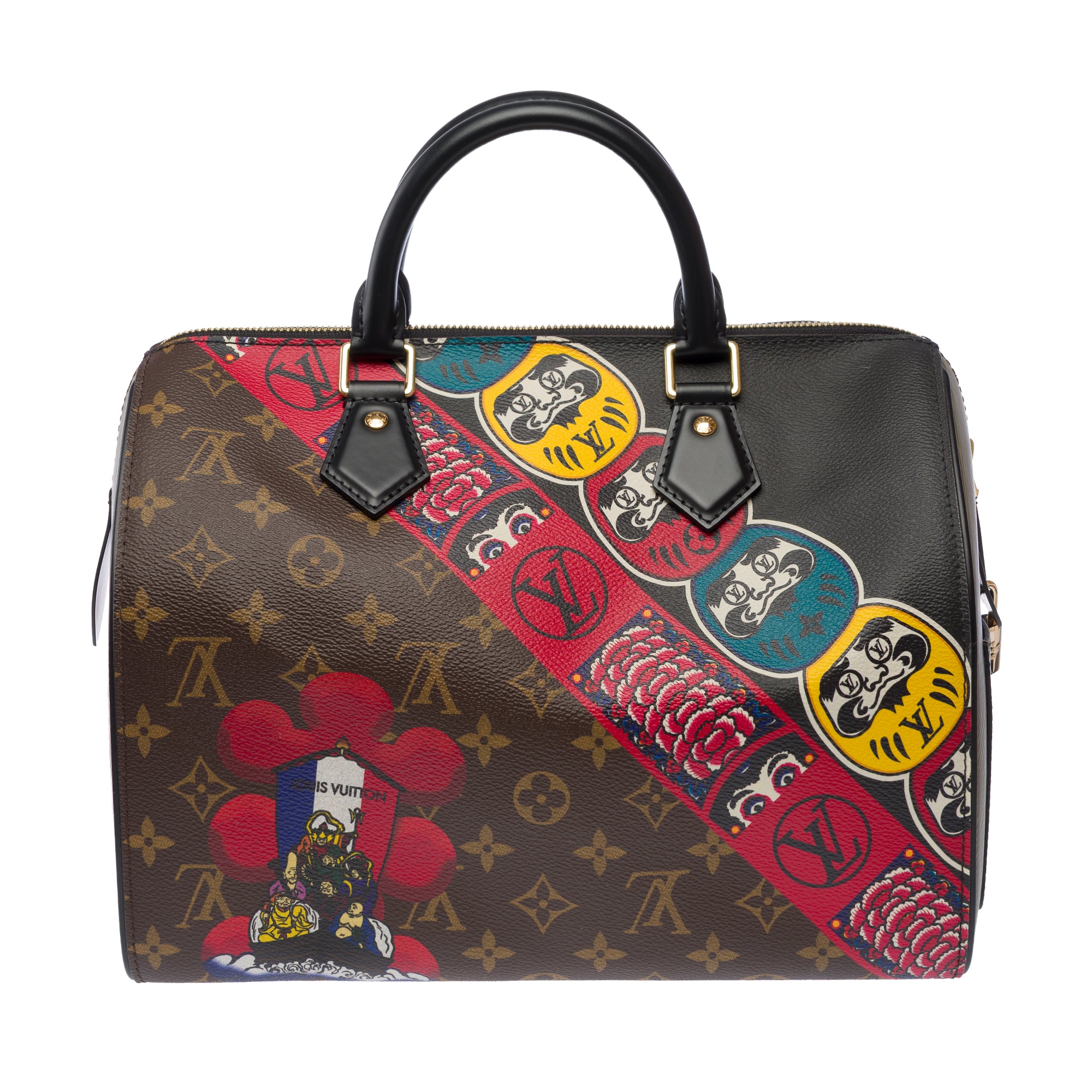 Sac LOUIS VUITTON Speedy en Toile Marron - 103763