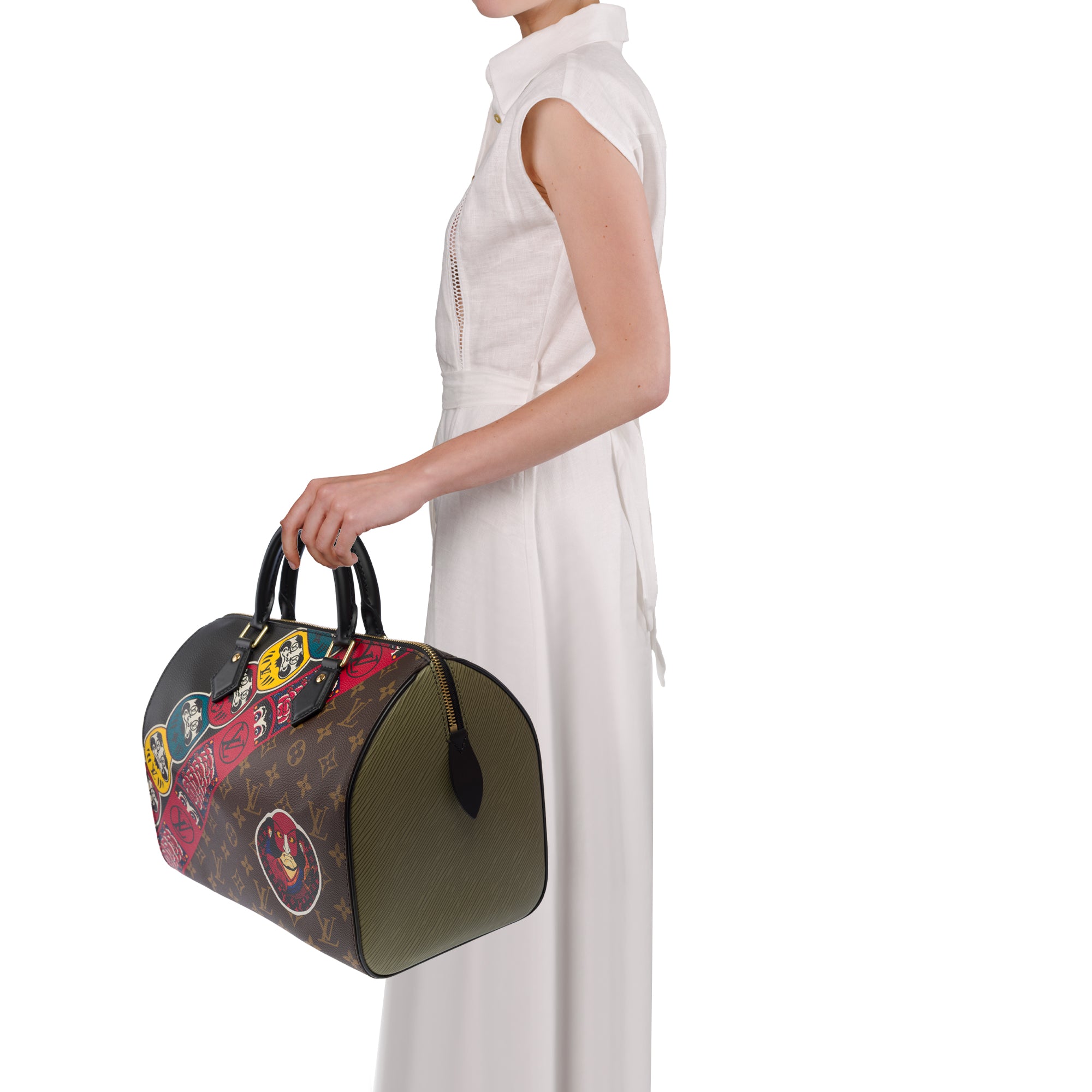 Sac LOUIS VUITTON Speedy en Toile Marron - 103763