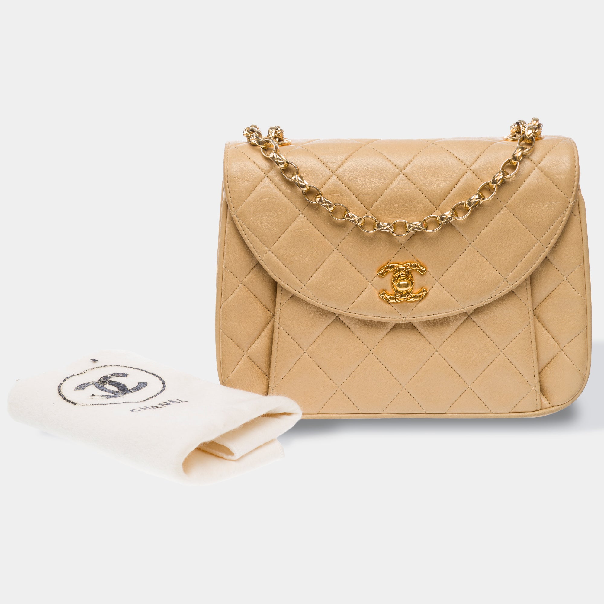 Sac CHANEL en Cuir Beige - 103772