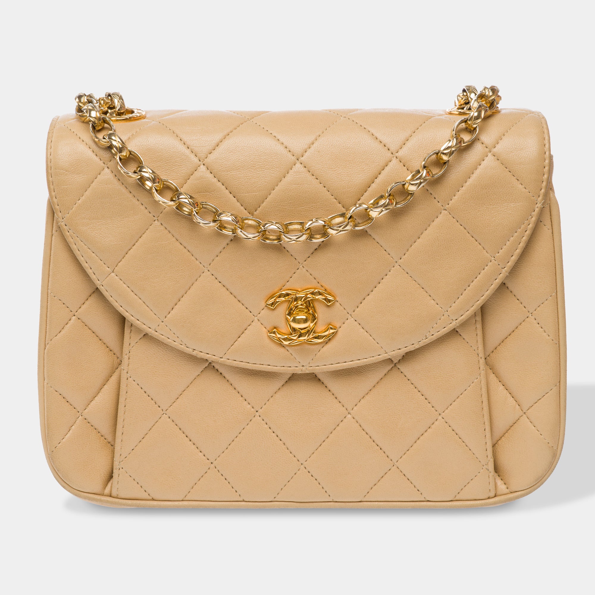 Sac CHANEL en Cuir Beige - 103772
