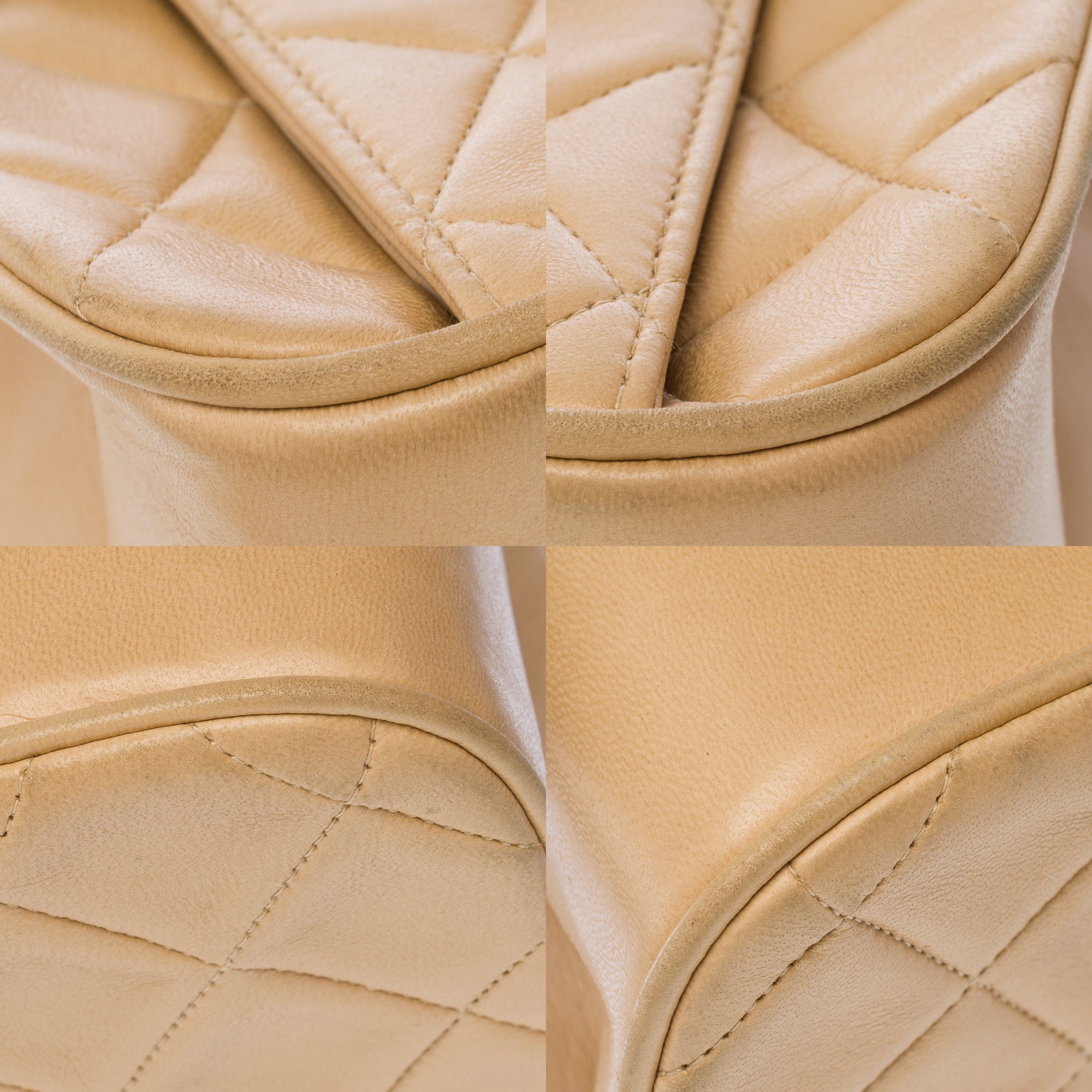 Sac CHANEL en Cuir Beige - 103772