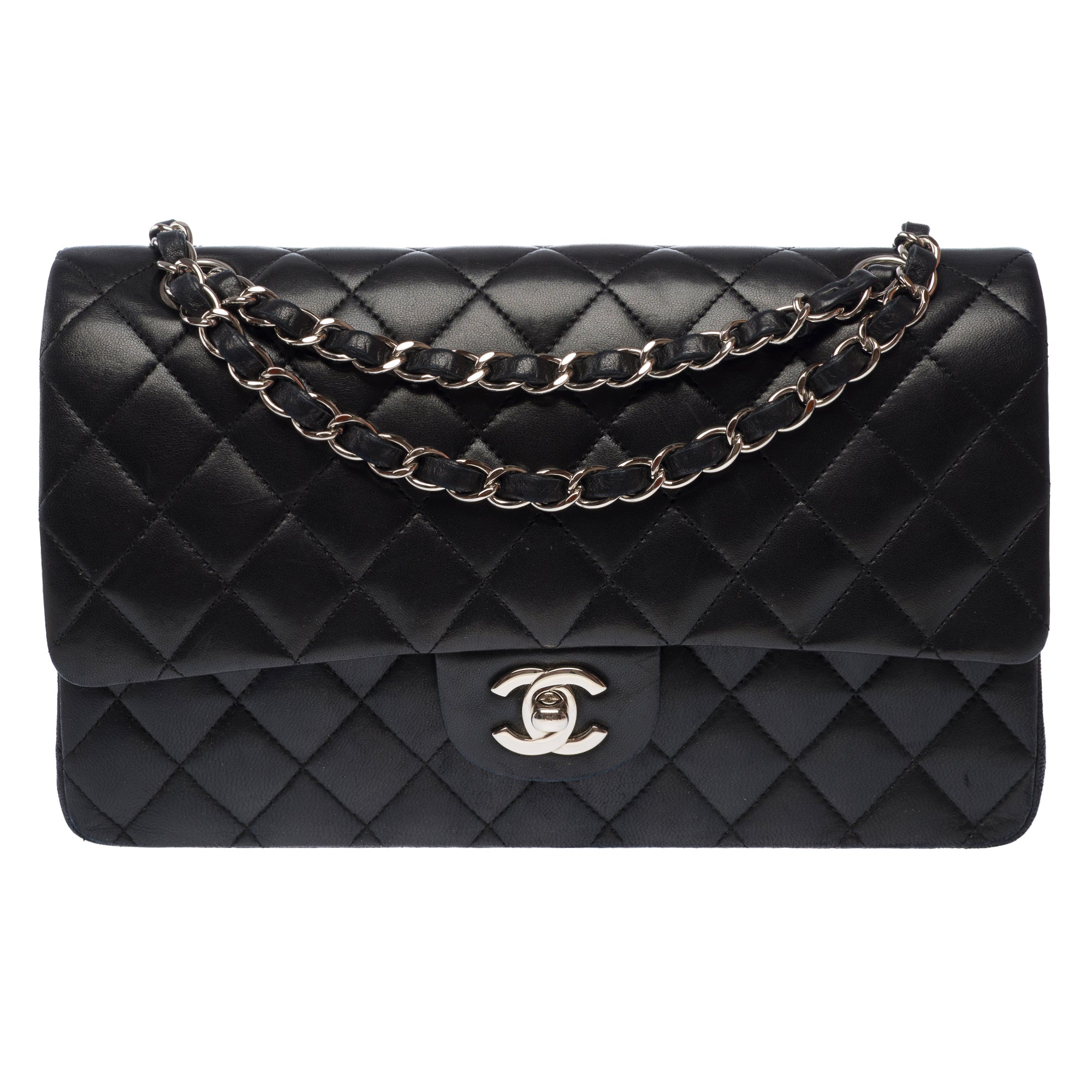 Sac CHANEL Timeless/Classique en Cuir Noir - 103778