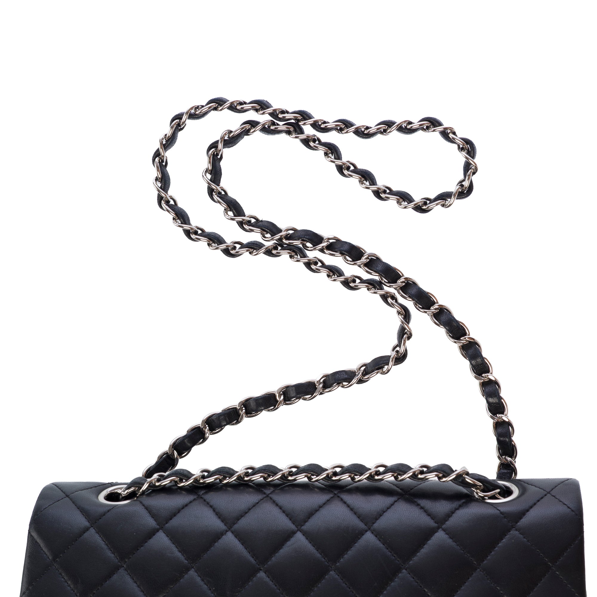 Sac CHANEL Timeless/Classique en Cuir Noir - 103778