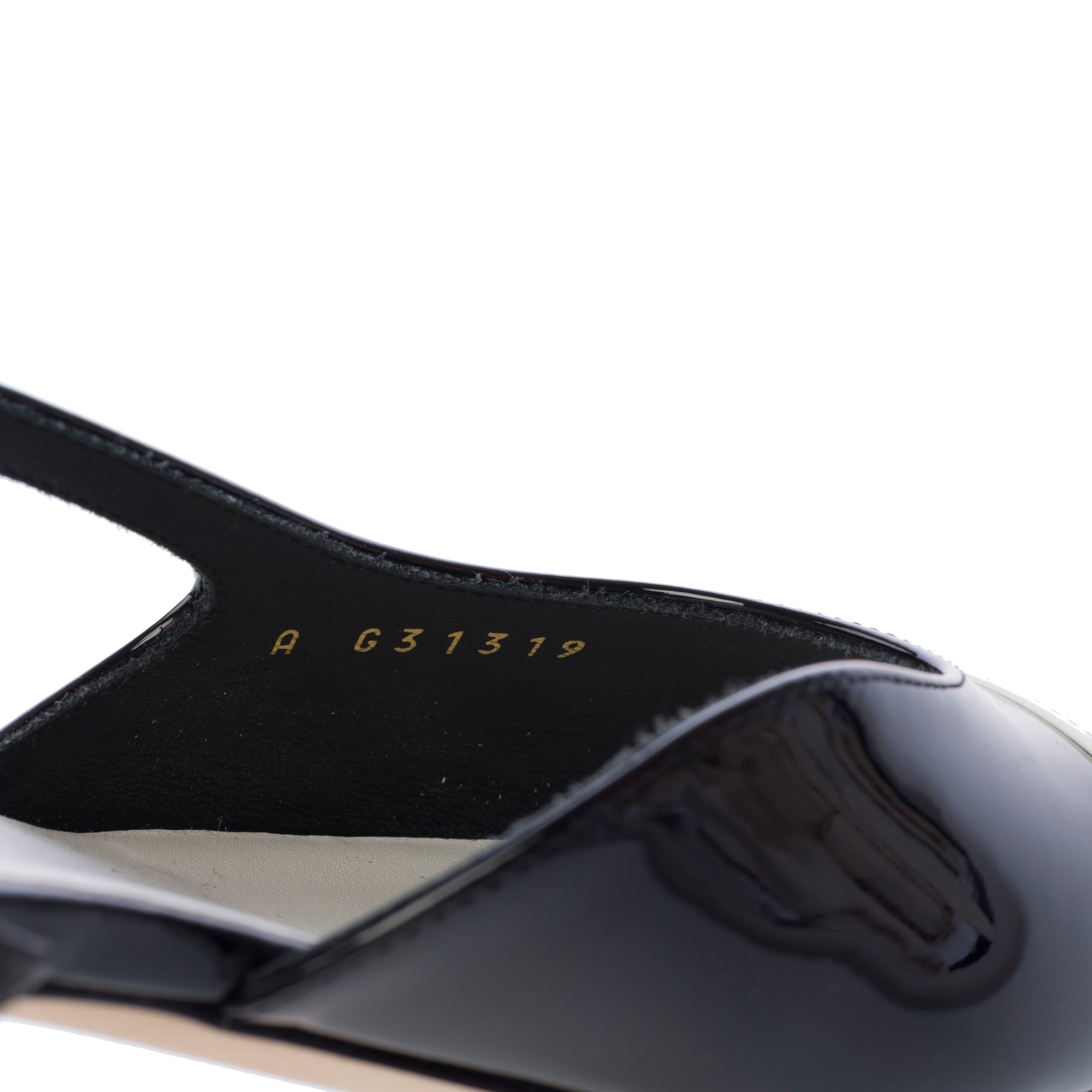 Chaussure CHANEL Slingback en Cuir Noir - 103787