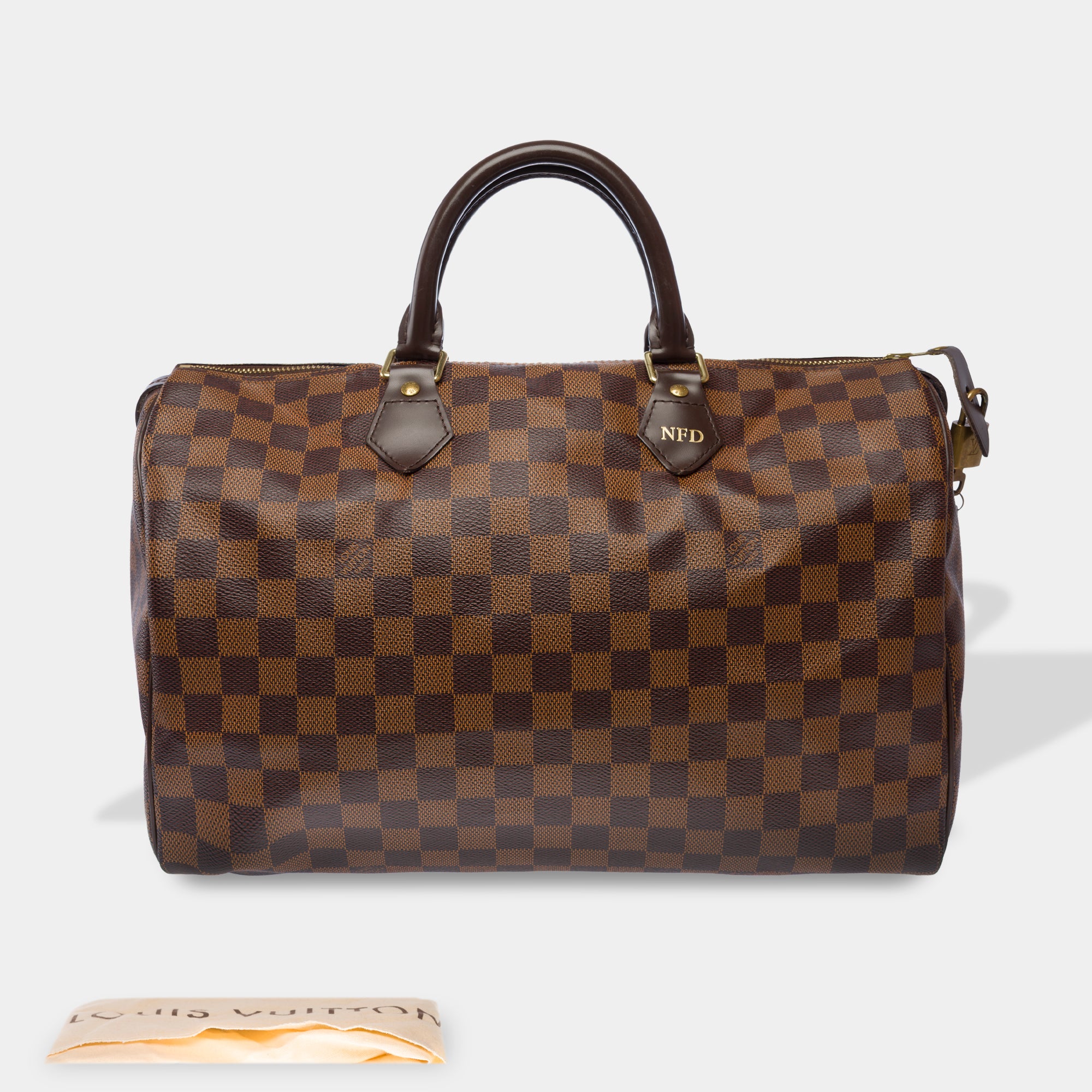Sac LOUIS VUITTON Speedy en Toile Marron - 103781
