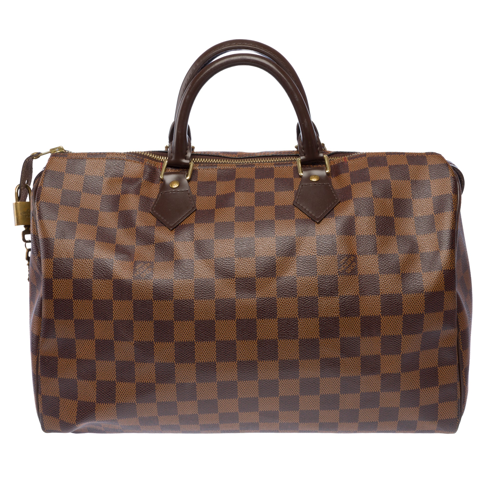 Sac LOUIS VUITTON Speedy en Toile Marron - 103781