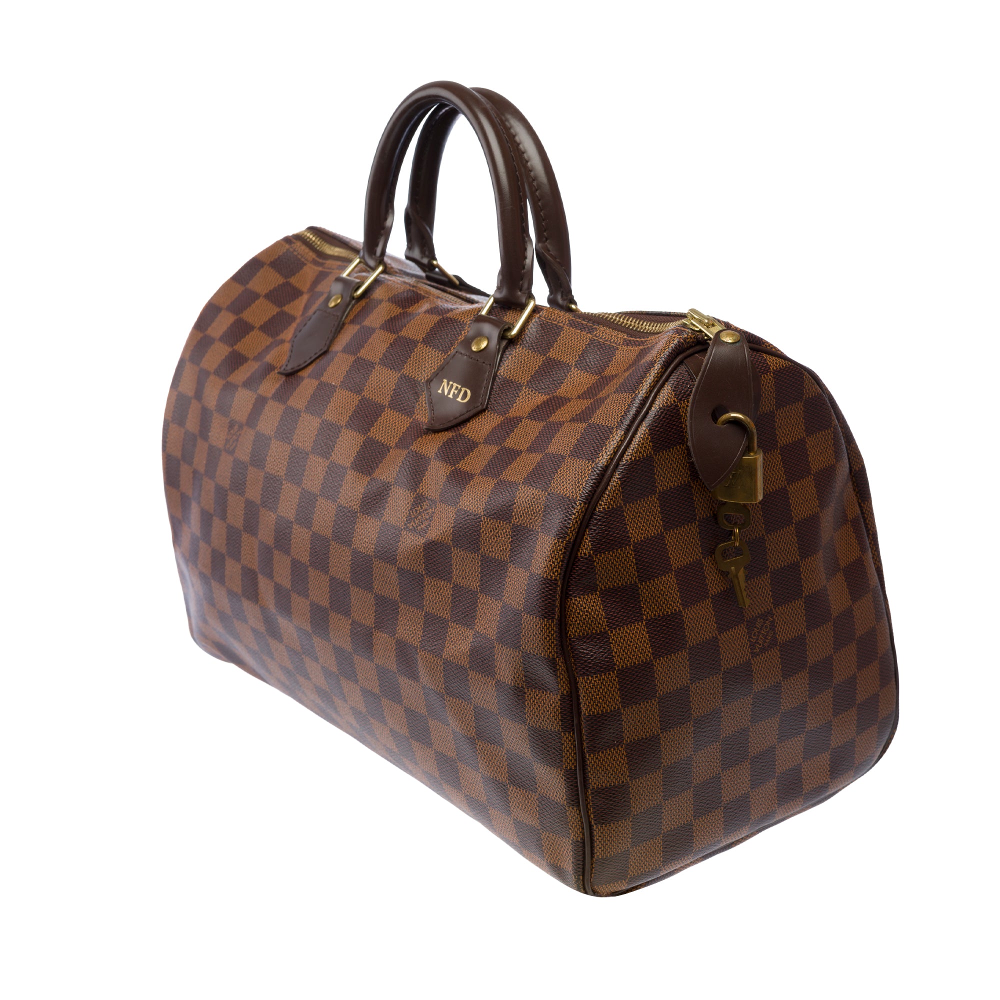 Sac LOUIS VUITTON Speedy en Toile Marron - 103781